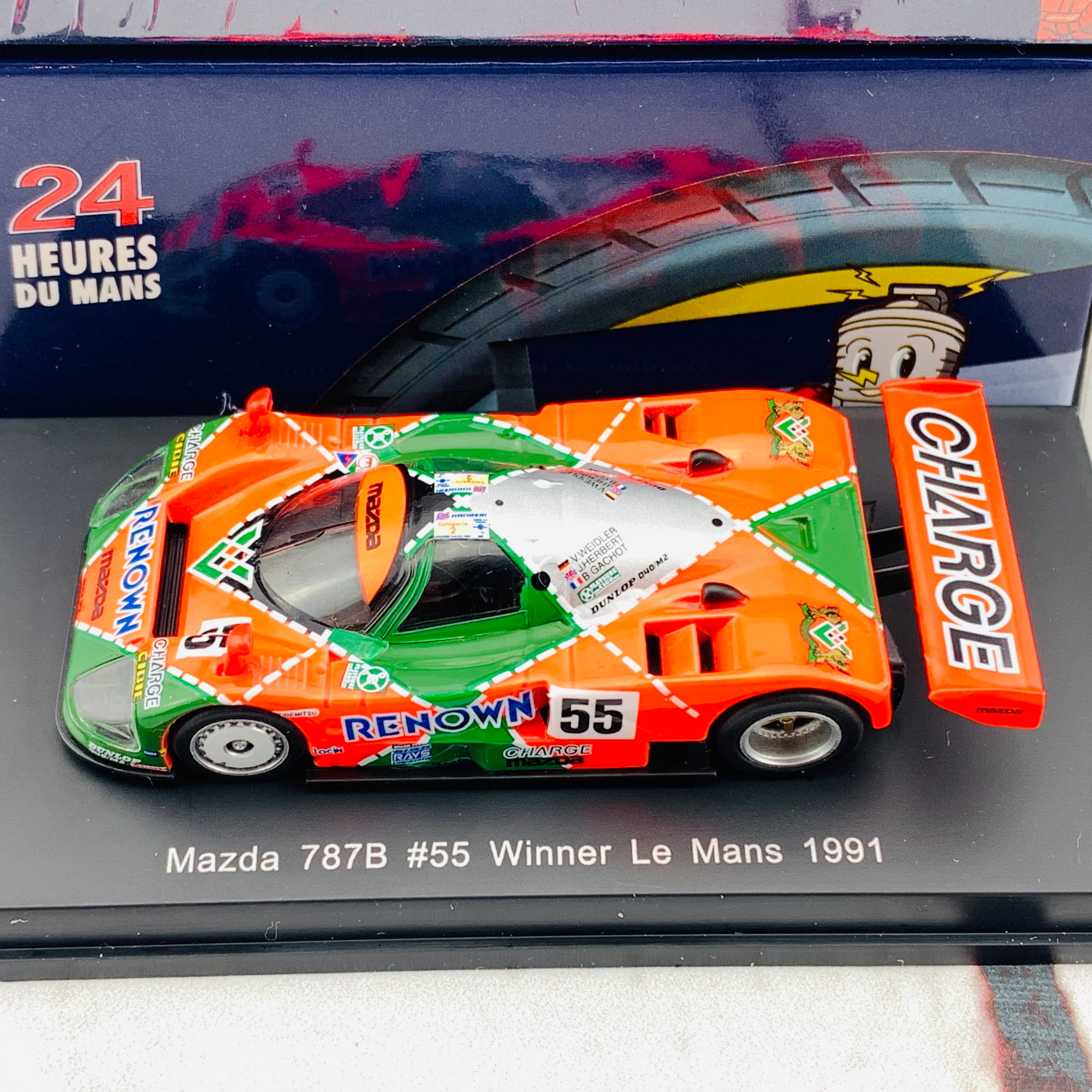 Sparky 1/64 Mazda 787B #55 Winner Le Mans 1991 V. Weidler - J. Herbert - B. Gachot Y150 - Image 3