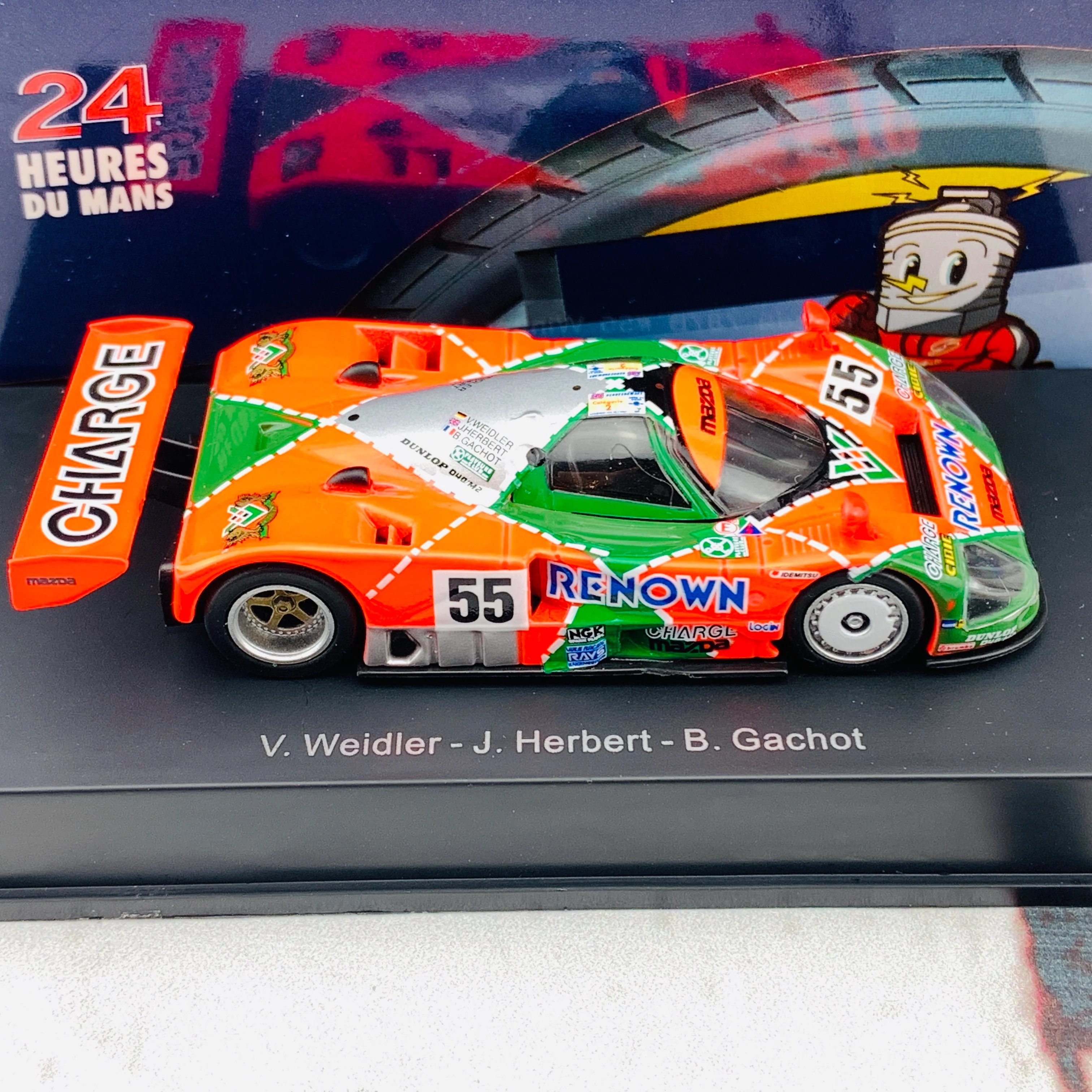 Sparky 1/64 Mazda 787B #55 Winner Le Mans 1991 V. Weidler - J. Herbert - B. Gachot Y150 - Image 4