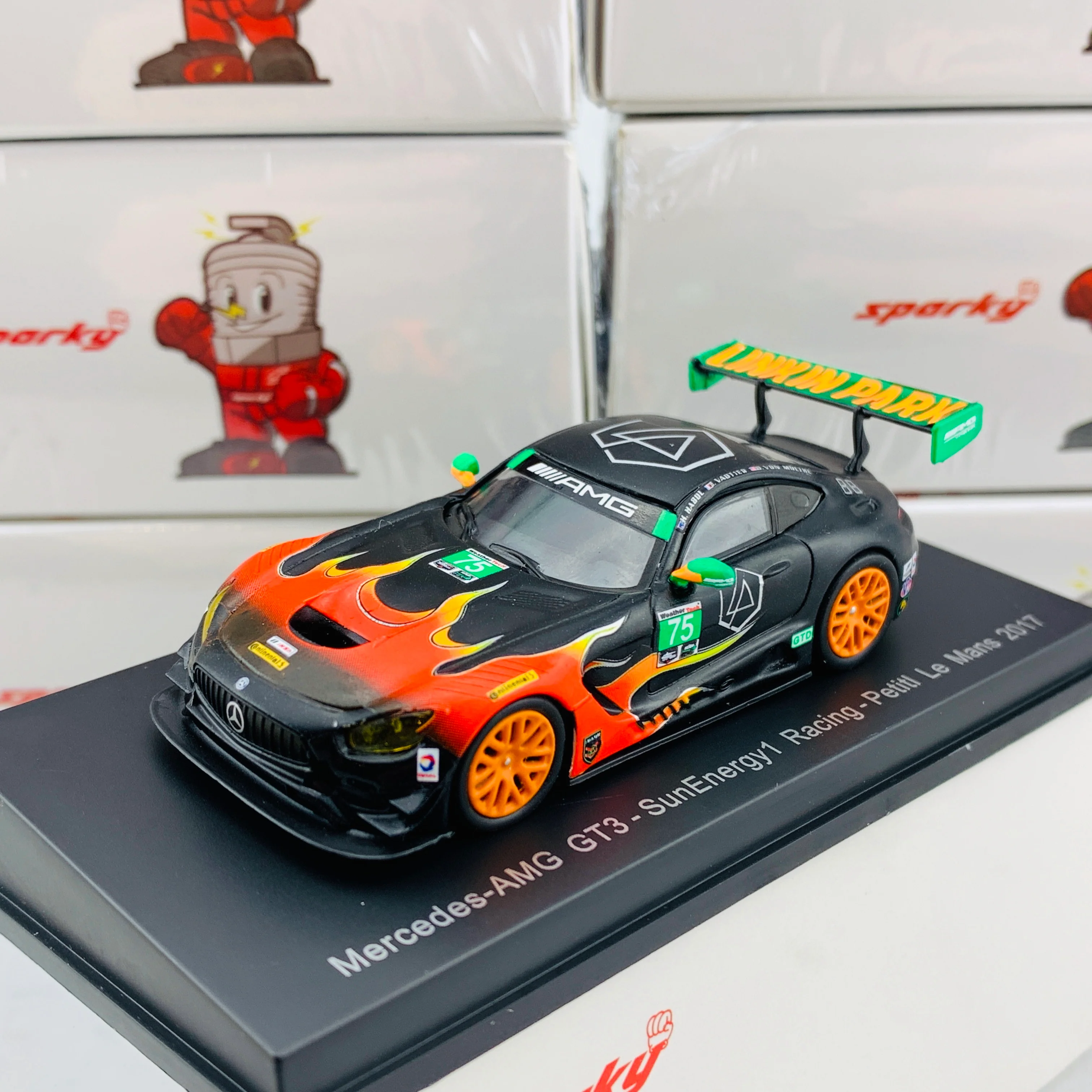 Sparky 1/64 Mercedes-AMG GT3 - SunEnergy1 Racing - Petitl Le Mans 2017 T. Vautier - K. Habul - D. von Moltke Y158 - Image 2