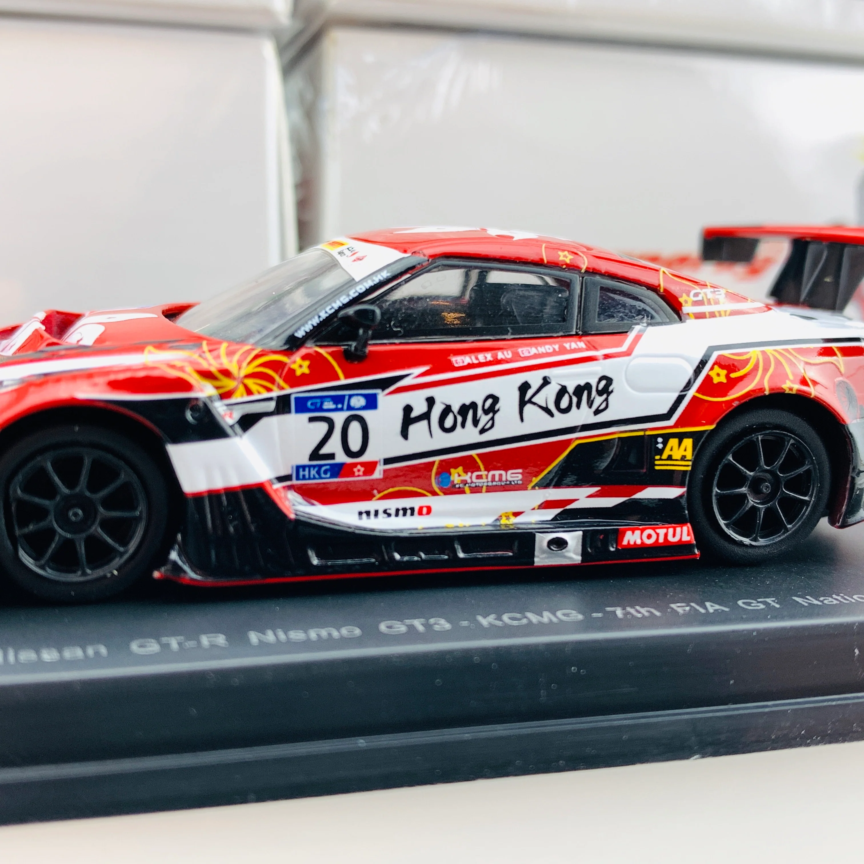 Sparky 1/64 NISSAN GTR NISMO GT3 Team Hong Kong - KCMG - 7th FIA GT Nations Cup Behrain 2018 Y132 - Image 5