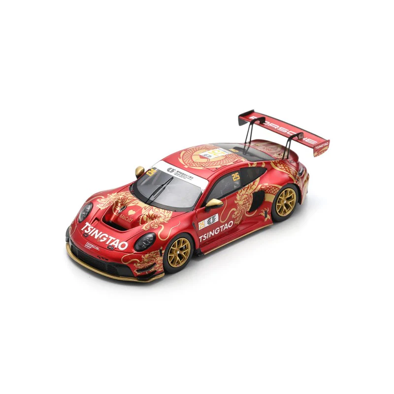 SPARK 1/64 Porsche 911 GT3 R (992) No.25 Absolute Racing 5th FIA GT World Cup Macau 2024 Laurens Vanthoor 64S038 - Image 2