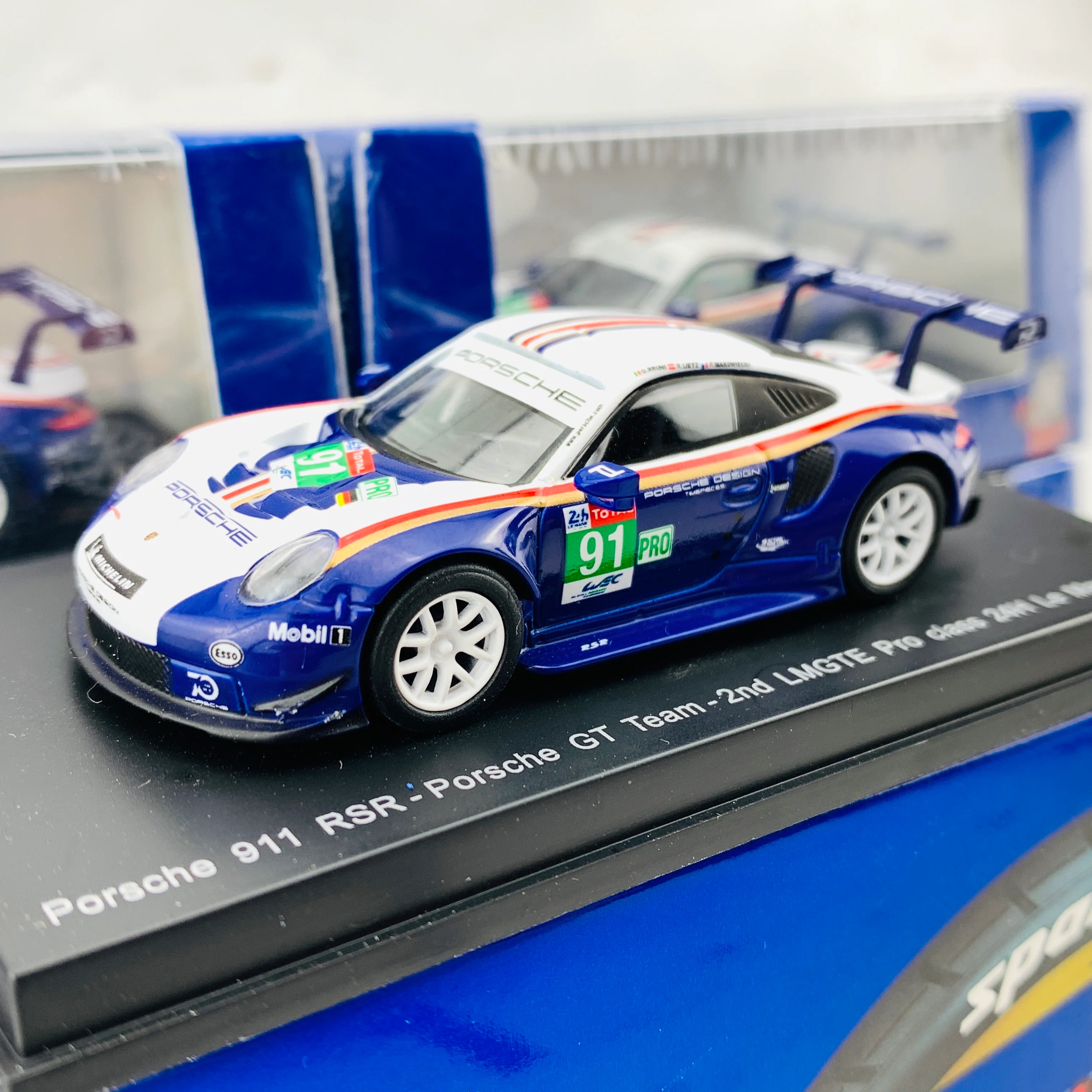 Sparky 1/64 PORSCHE 911 RSR NO.91 PORSCHE GT TEAM 2ND LMGTE PRO CLASS 24H LE MANS 2018 R. LIETZ - G. BRUNI - F. MAKOWIECKI Y121 - Image 2