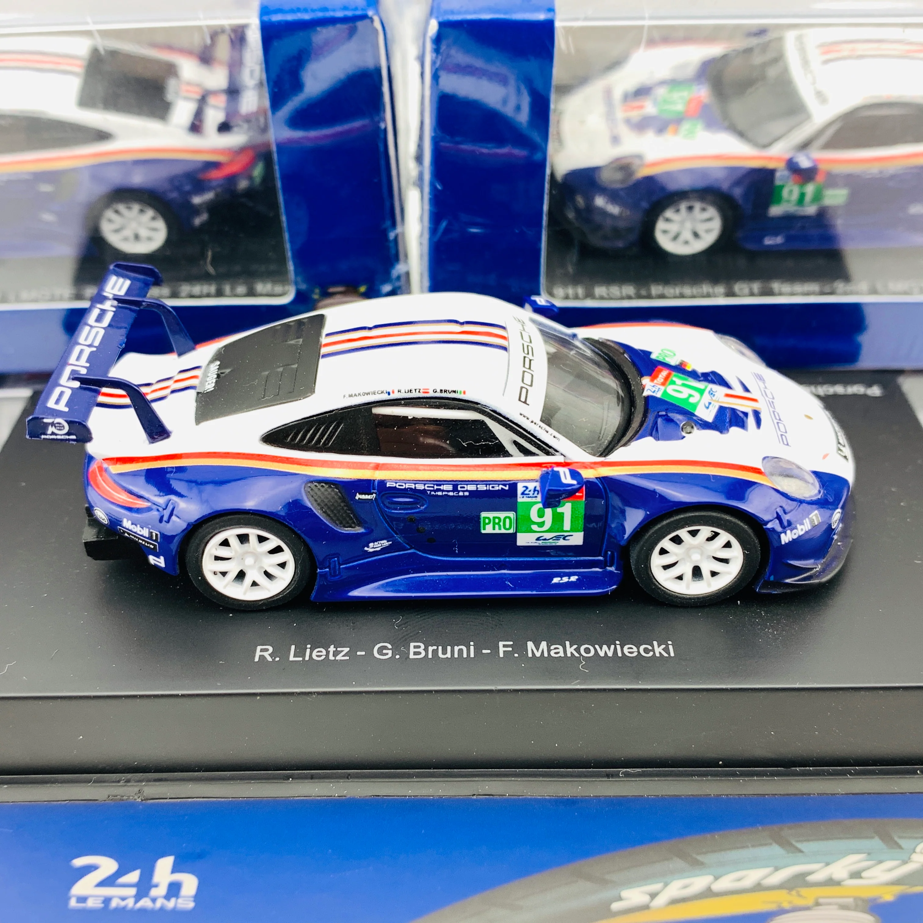 Sparky 1/64 PORSCHE 911 RSR NO.91 PORSCHE GT TEAM 2ND LMGTE PRO CLASS 24H LE MANS 2018 R. LIETZ - G. BRUNI - F. MAKOWIECKI Y121 - Image 4