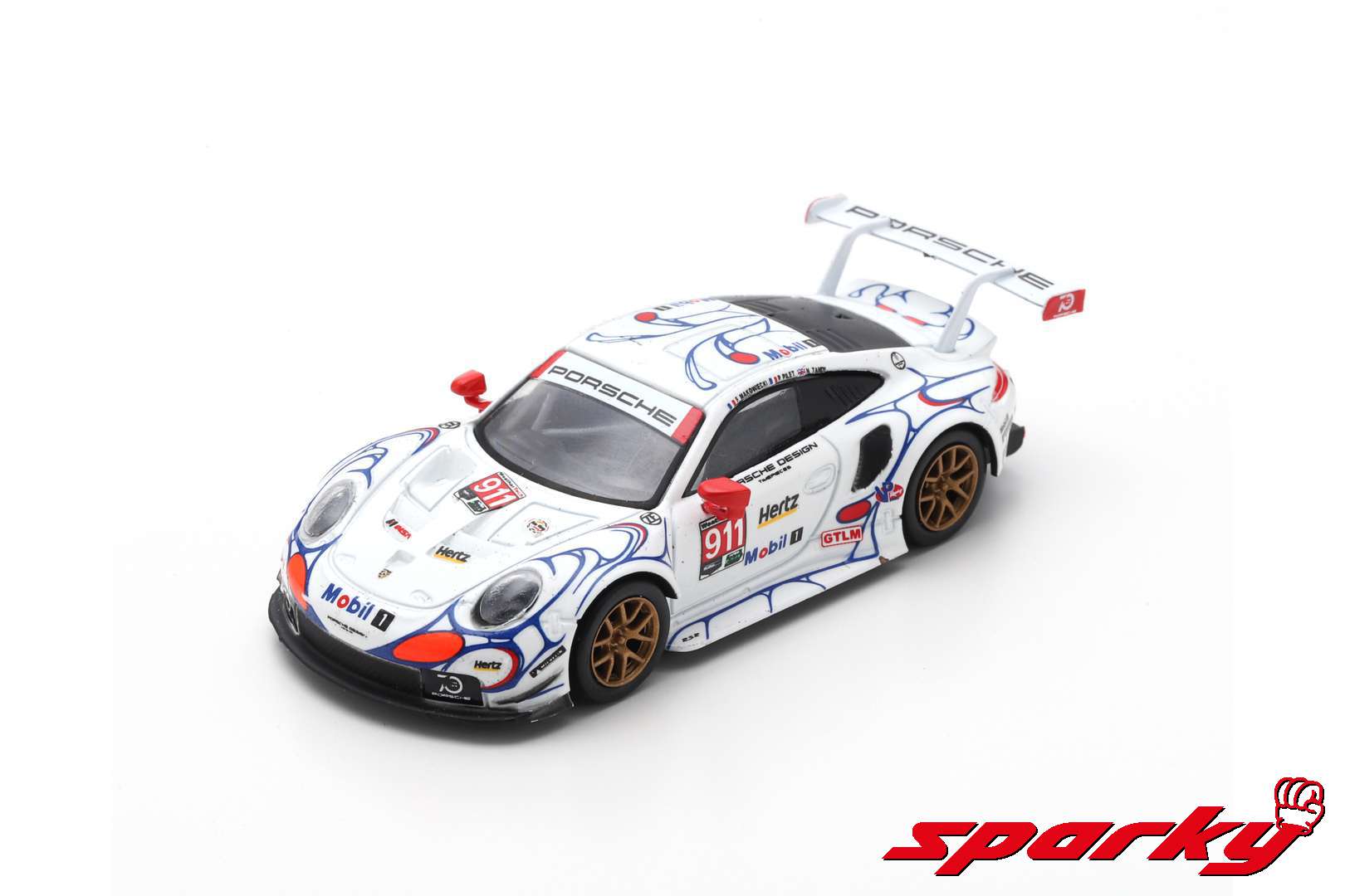 Sparky 1/64 PORSCHE 911 RSR NO.911 PORSCHE GT TEAM WINNER GTLM CLASS PETIT LE MANS 2018 P. PILET - N. TANDY - F. MAKOWIECKI Y135 - Image 6