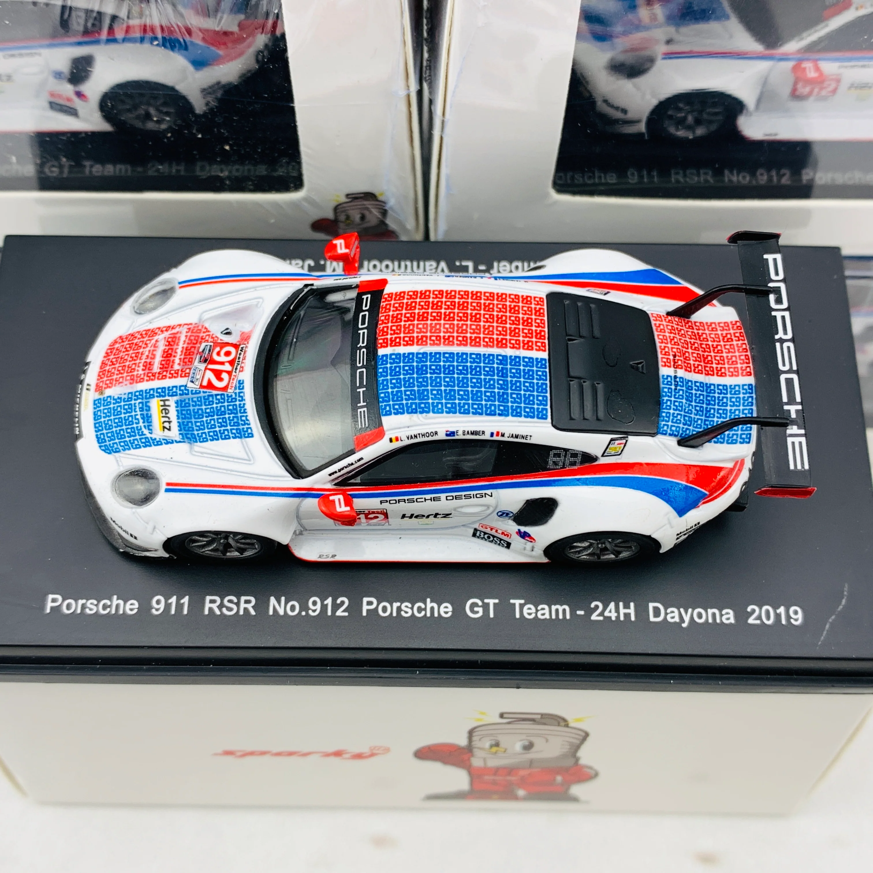 Sparky 1/64 PORSCHE 911 RSR NO.912 PORSCHE GT TEAM 24H Daytona 2019 E.BAMBER - L.VANTHOOR - M.JAMINET Y136 - Image 2