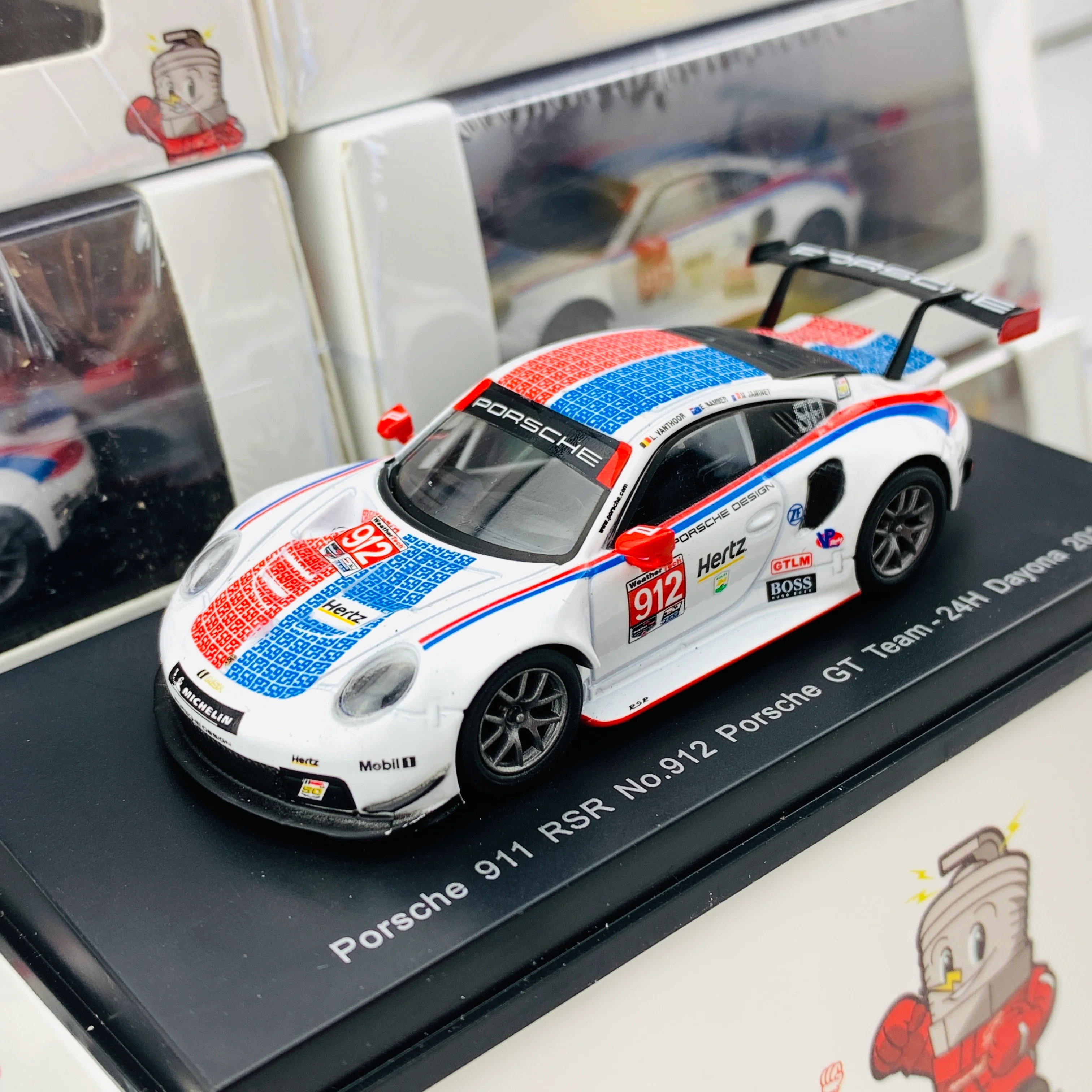 Sparky 1/64 PORSCHE 911 RSR NO.912 PORSCHE GT TEAM 24H Daytona 2019 E.BAMBER - L.VANTHOOR - M.JAMINET Y136 - Image 3