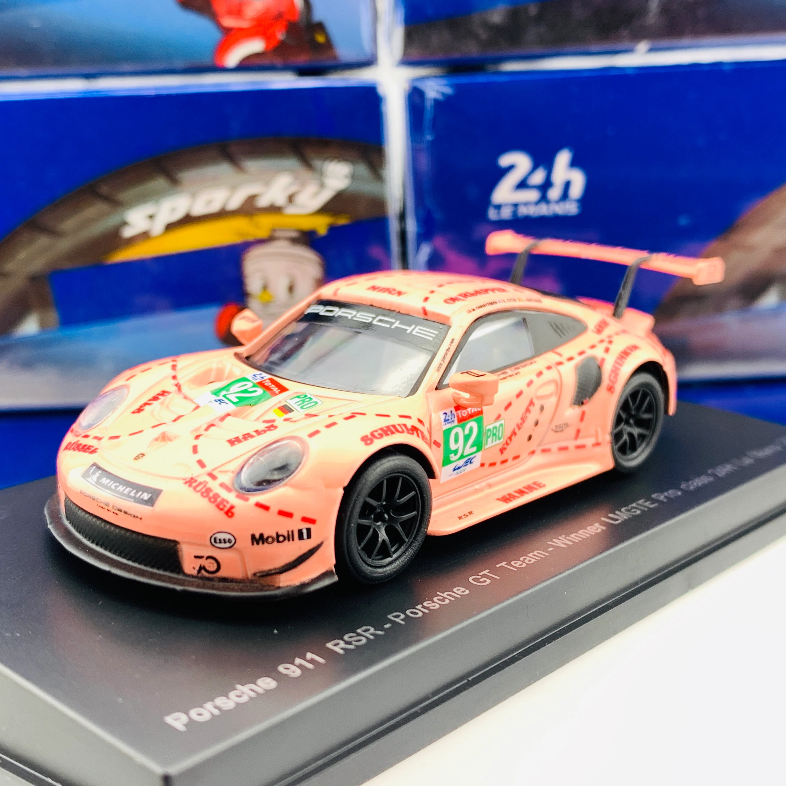 Sparky 1/64 PORSCHE 911 RSR NO.92 PORSCHE GT TEAM WINNER LMGTE PRO CLASS 24H LE MANS 2018 M. CHRISTENSEN - K. ESTRE - L. VANTHOOR Y122 - Image 2