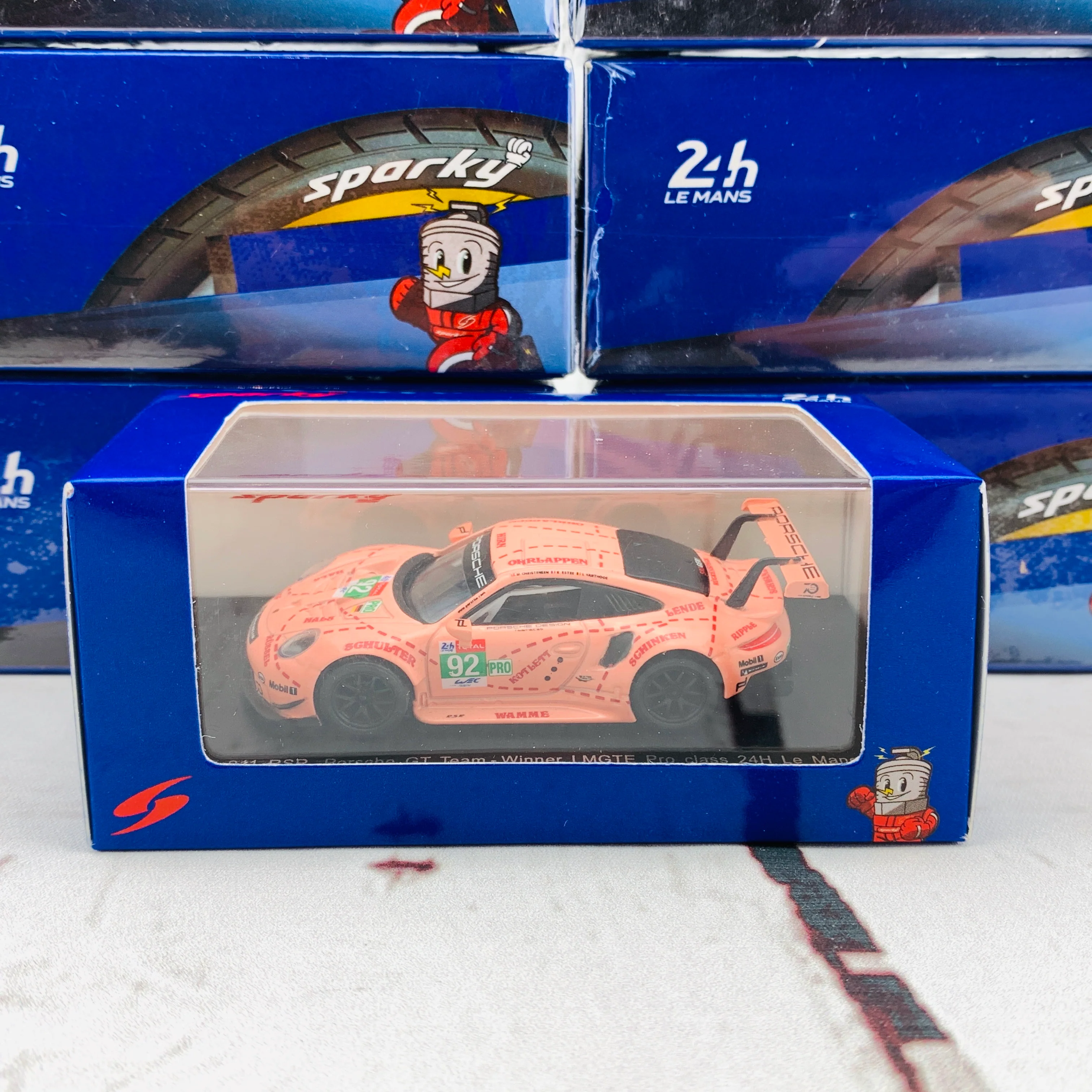 Sparky 1/64 PORSCHE 911 RSR NO.92 PORSCHE GT TEAM WINNER LMGTE PRO CLASS 24H LE MANS 2018 M. CHRISTENSEN - K. ESTRE - L. VANTHOOR Y122 - Image 5