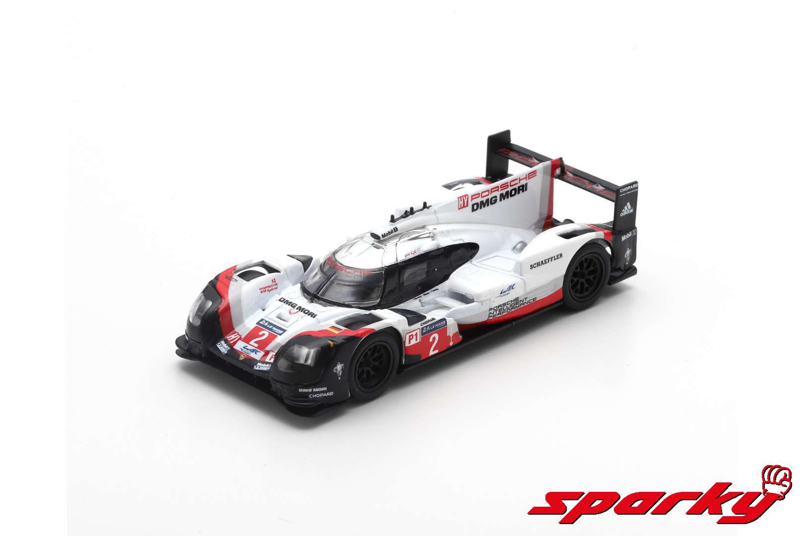 Sparky 1/64 PORSCHE 919 HYBRID NO.2 PORSCHE LMP TEAM WINNER LE MANS 2017 T. BERNHARD - E. BAMBER - B. HARTLEY Y112 - Image 5