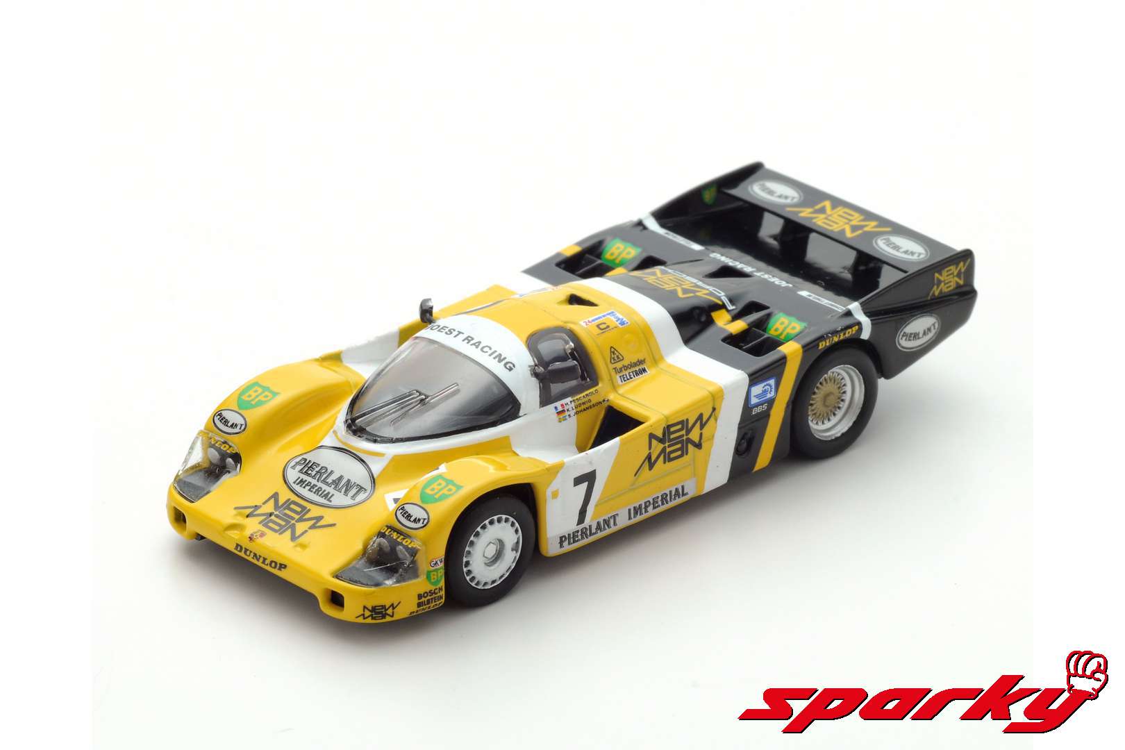 Sparky 1/64 PORSCHE 956B NO.7 NEW-MAN JOEST RACING WINNER 24H LE MANS 1984 H. PESCAROLO - K. LUDWIG Y115 - Image 5
