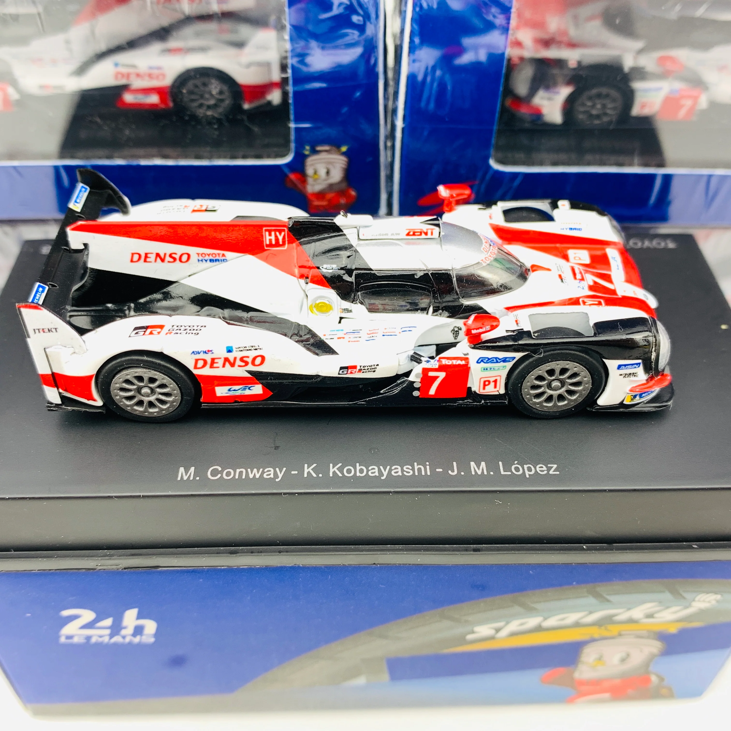 Sparky 1/64 TOYOTA TS050 HYBRID NO.7 TOYOTA GAZOO RACING 2nd 24H LE MANS 2018  M. CONWAY - K. KOBAYASHI - J. M. LÓPEZ Y134 - Image 4