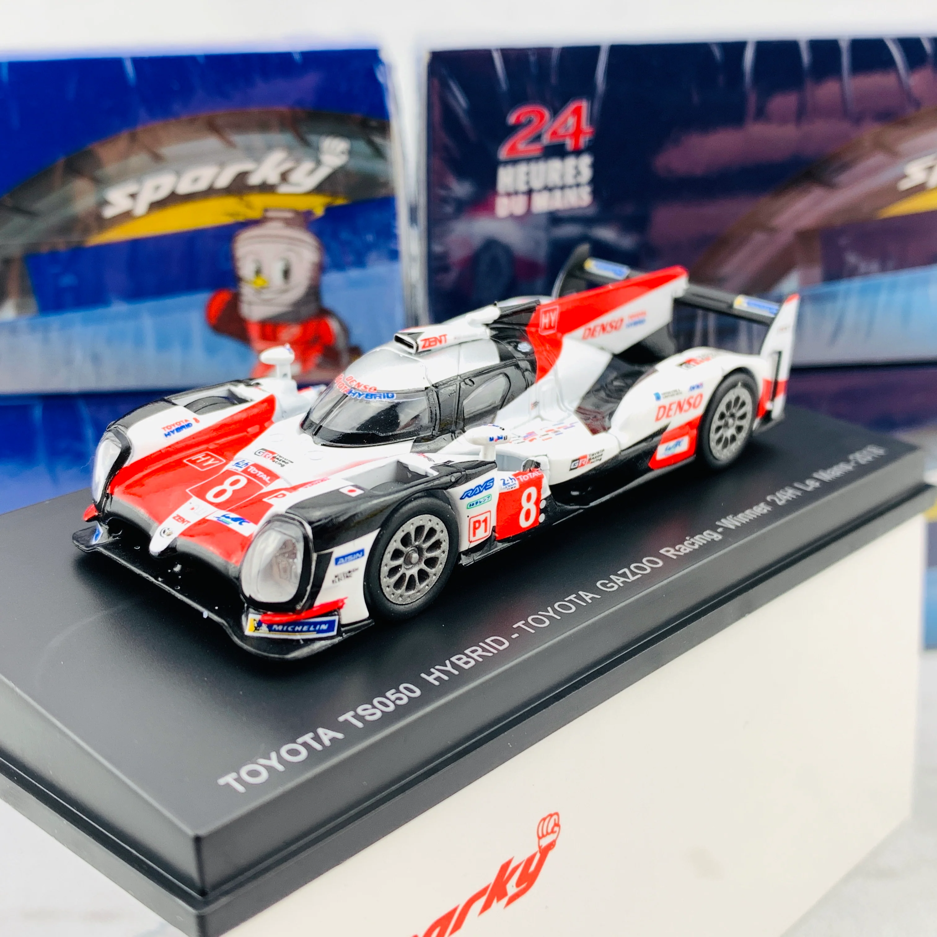 Sparky 1/64 TOYOTA TS050 HYBRID NO.8 TOYOTA GAZOO RACING WINNER 24H LE MANS 2018 S. BUEMI - K. NAKAJIMA - F. ALONSO Y133 - Image 2