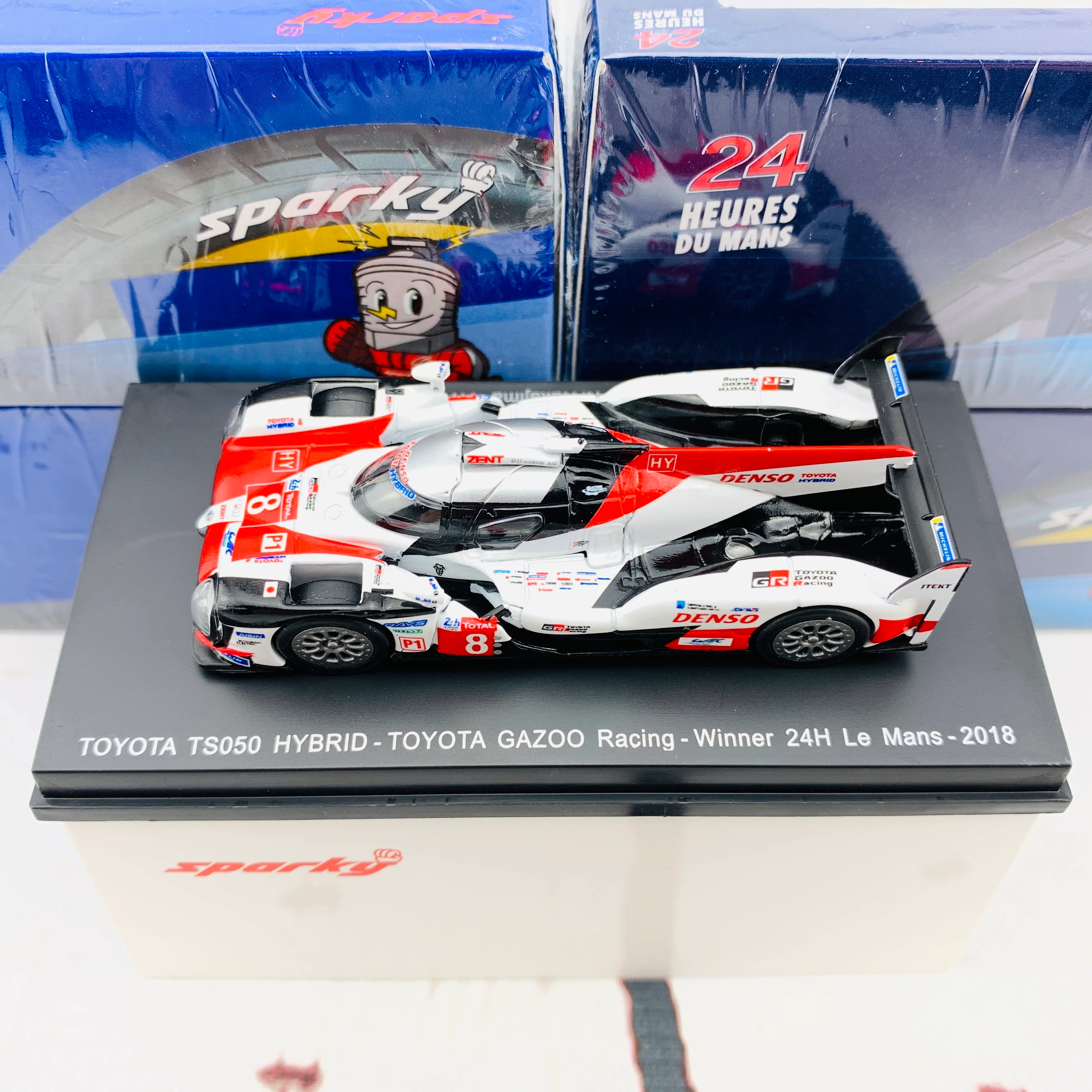 Sparky 1/64 TOYOTA TS050 HYBRID NO.8 TOYOTA GAZOO RACING WINNER 24H LE MANS 2018 S. BUEMI - K. NAKAJIMA - F. ALONSO Y133 - Image 3