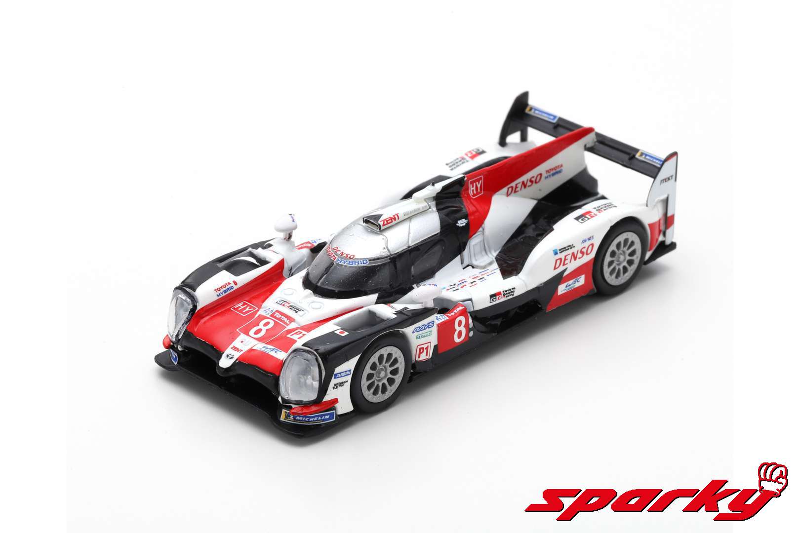 Sparky 1/64 TOYOTA TS050 HYBRID NO.8 TOYOTA GAZOO RACING WINNER 24H LE MANS 2018 S. BUEMI - K. NAKAJIMA - F. ALONSO Y133 - Image 5
