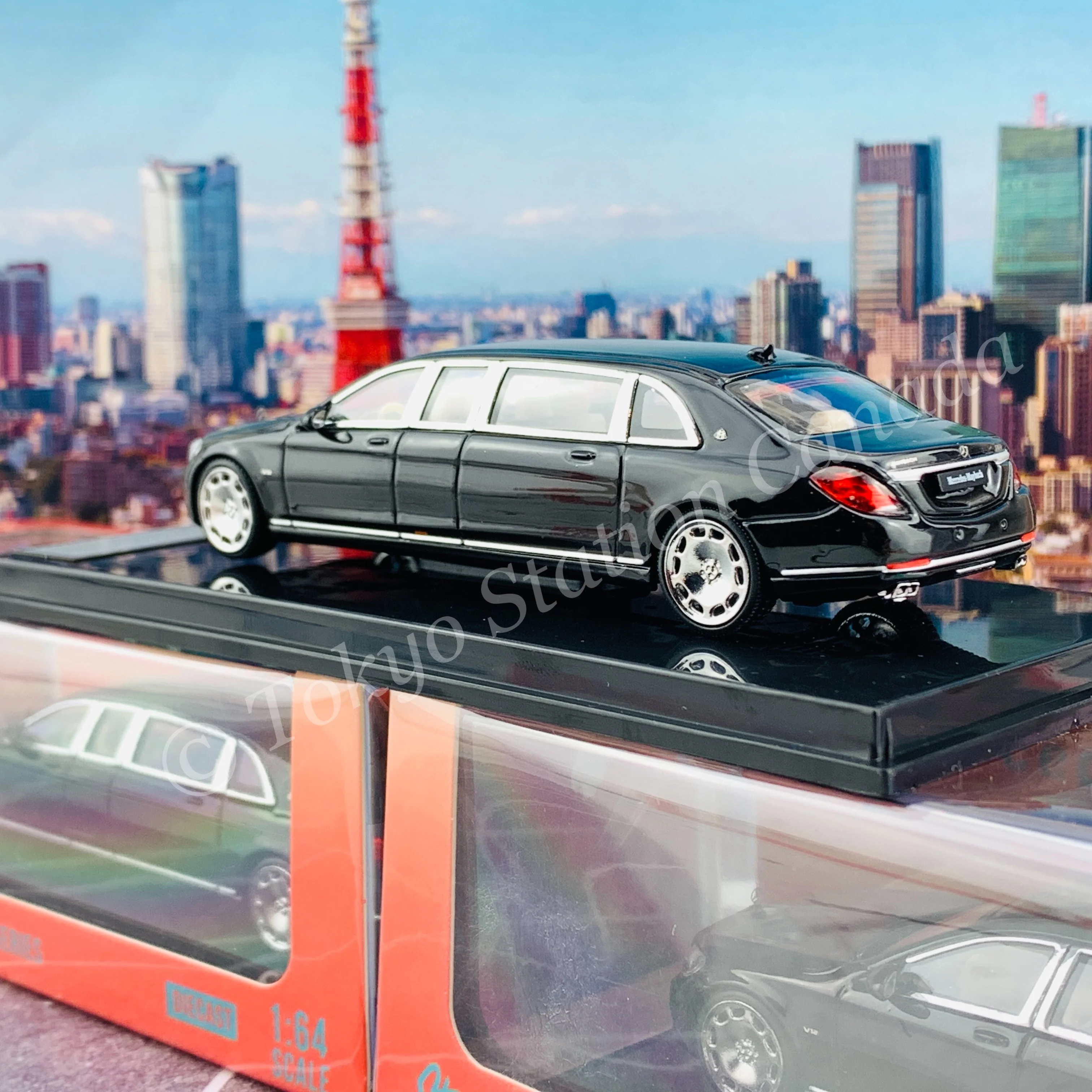 Stance Hunters 1/64 Mercedes Maybach S600 Pullman BLACK - Image 4