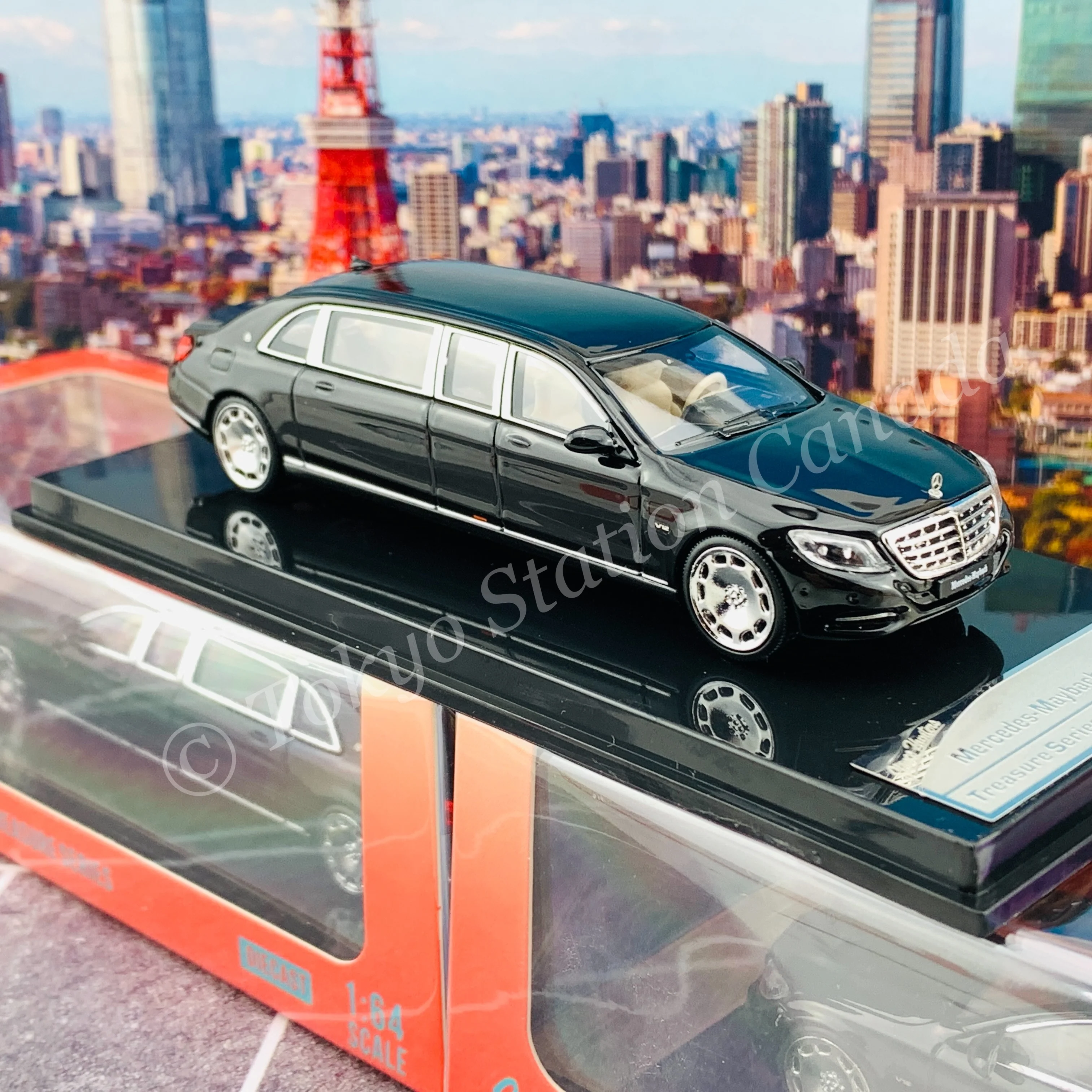 Stance Hunters 1/64 Mercedes Maybach S600 Pullman BLACK - Image 5