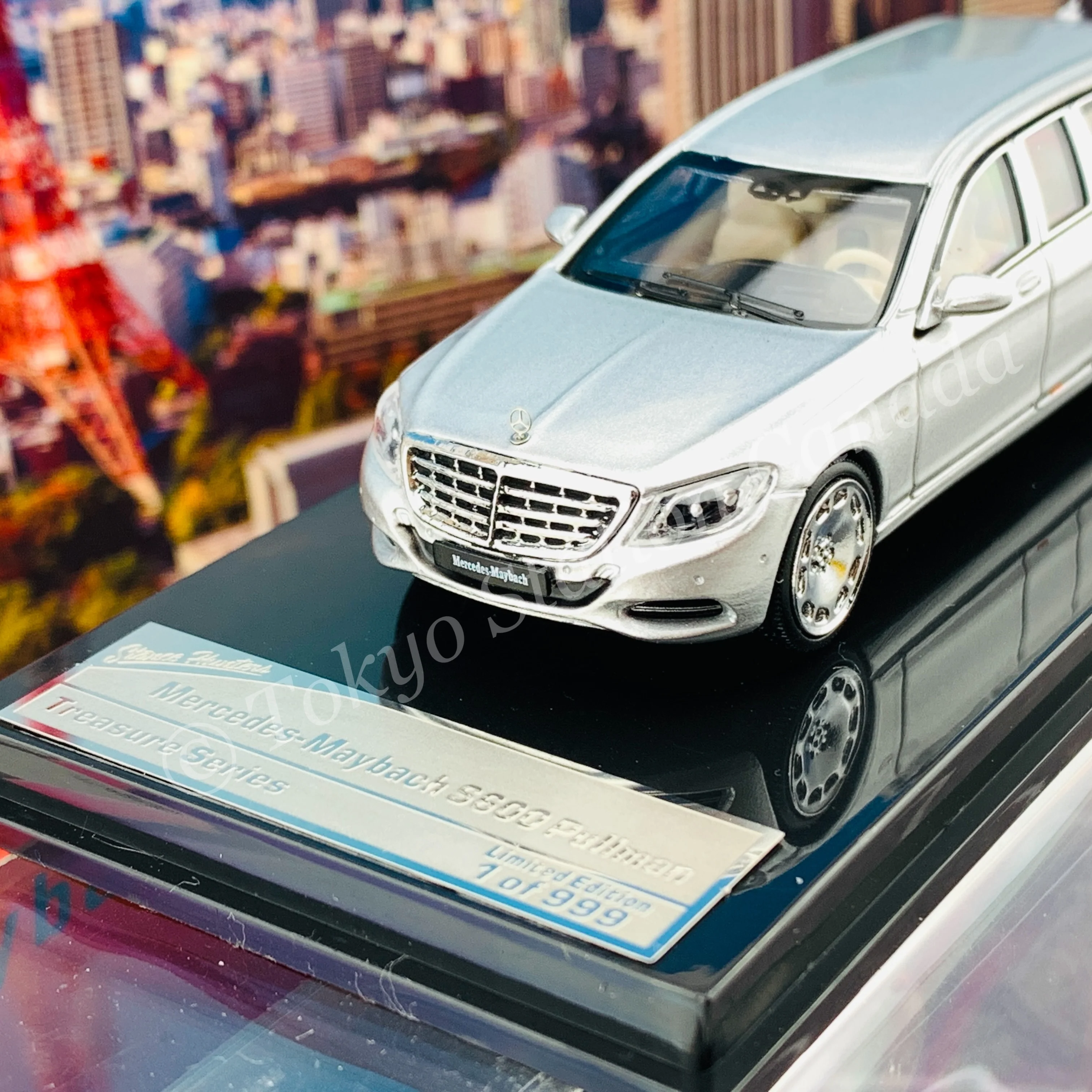 Stance Hunters 1/64 Mercedes Maybach S600 Pullman SILVER - Image 2