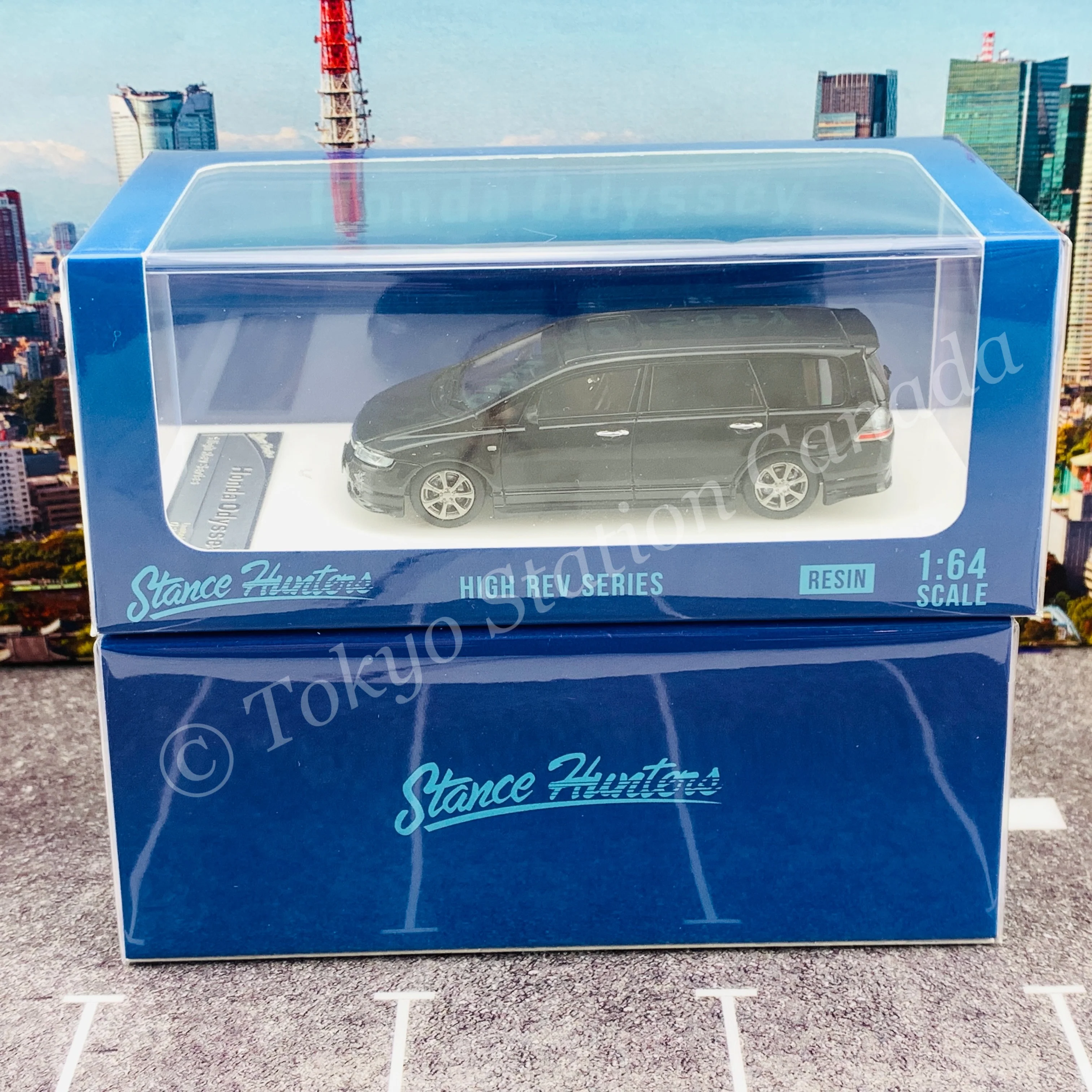 Stance Hunters 1/64 RESIN Honda Odyssey BLACK - Image 6