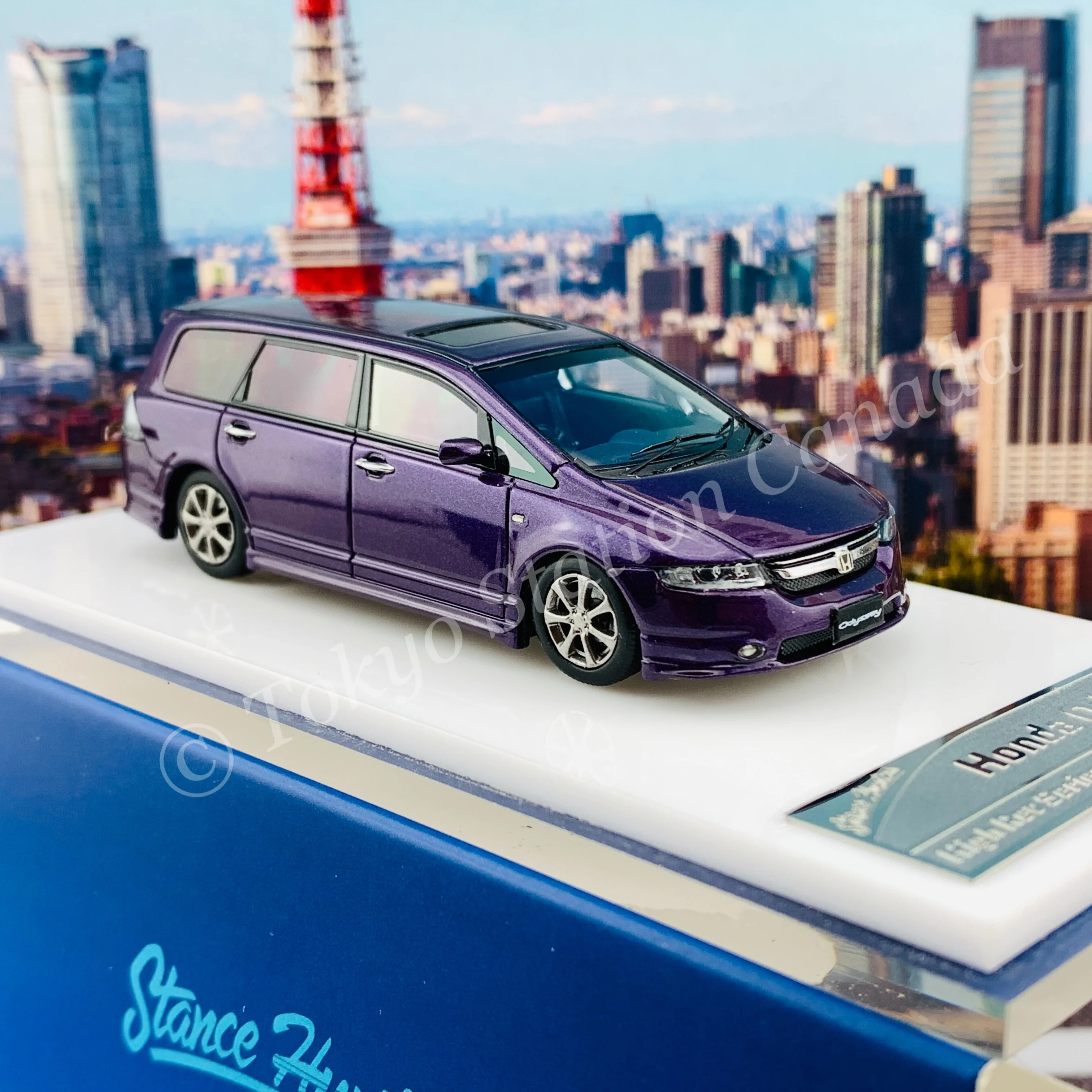 Stance Hunters 1/64 RESIN Honda Odyssey PURPLE - Image 4