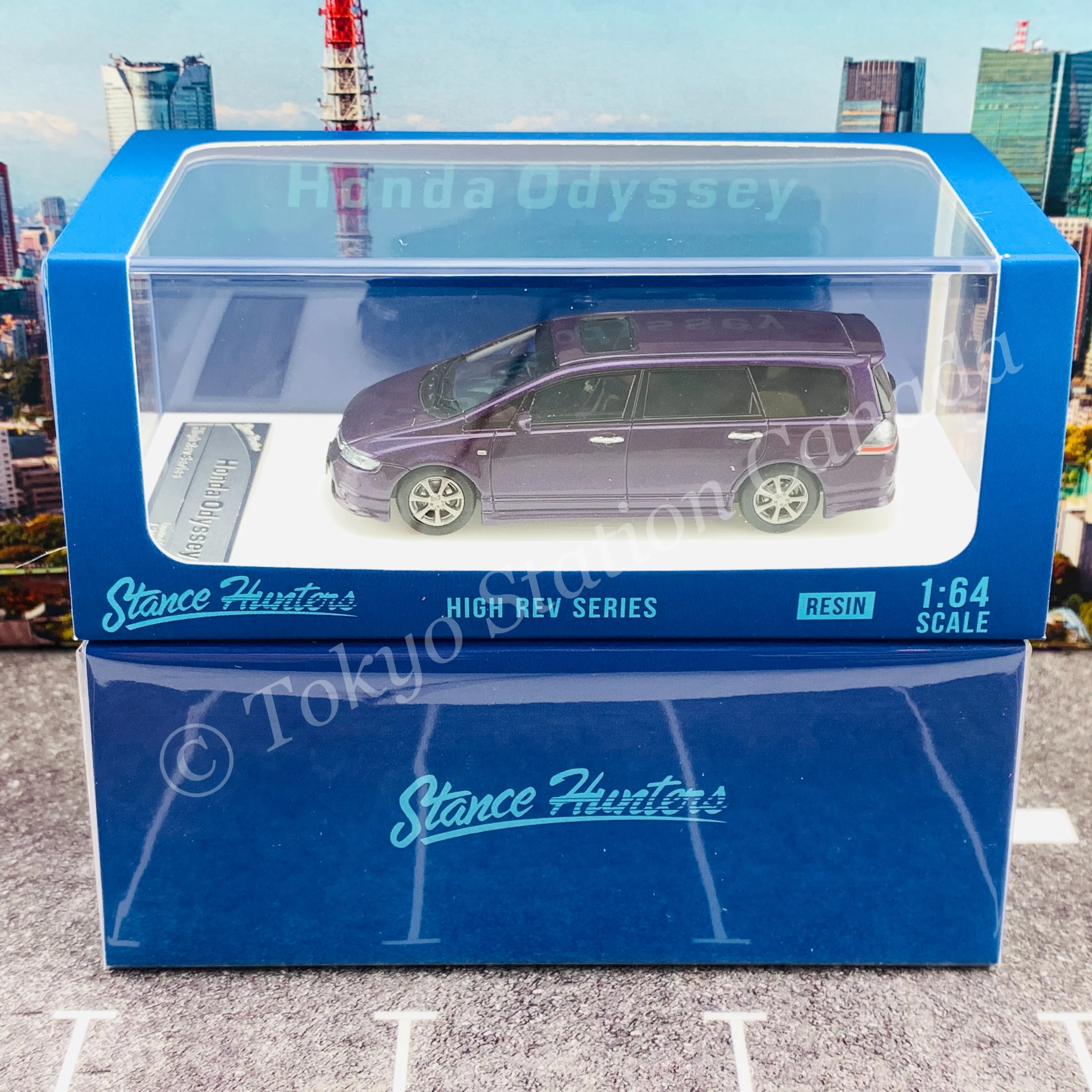Stance Hunters 1/64 RESIN Honda Odyssey PURPLE - Image 6