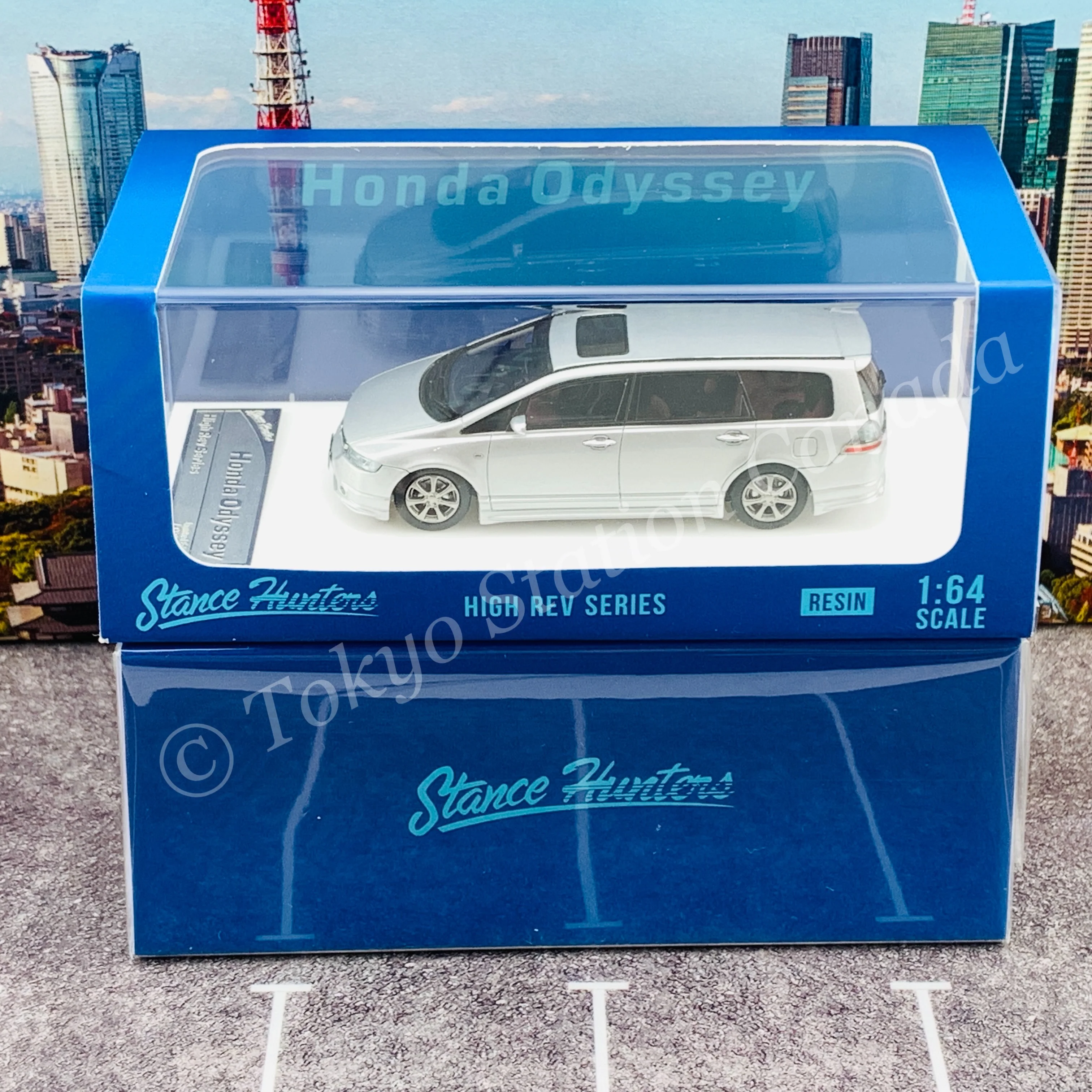 Stance Hunters 1/64 RESIN Honda Odyssey SILVER - Image 6