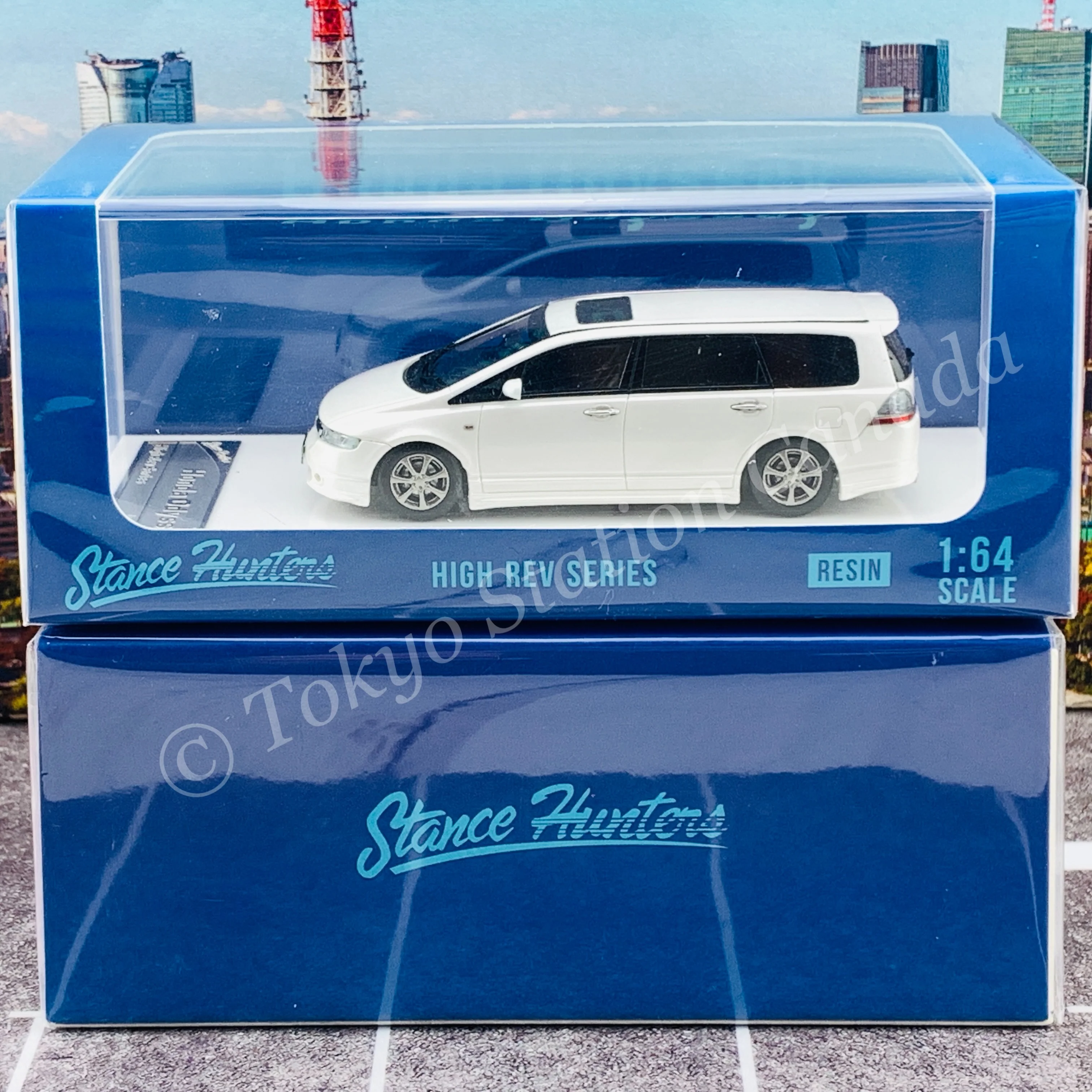 Stance Hunters 1/64 RESIN Honda Odyssey WHITE - Image 6