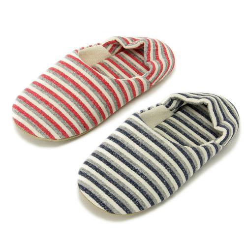 Stripe Pattern Slipper - Red - Image 2