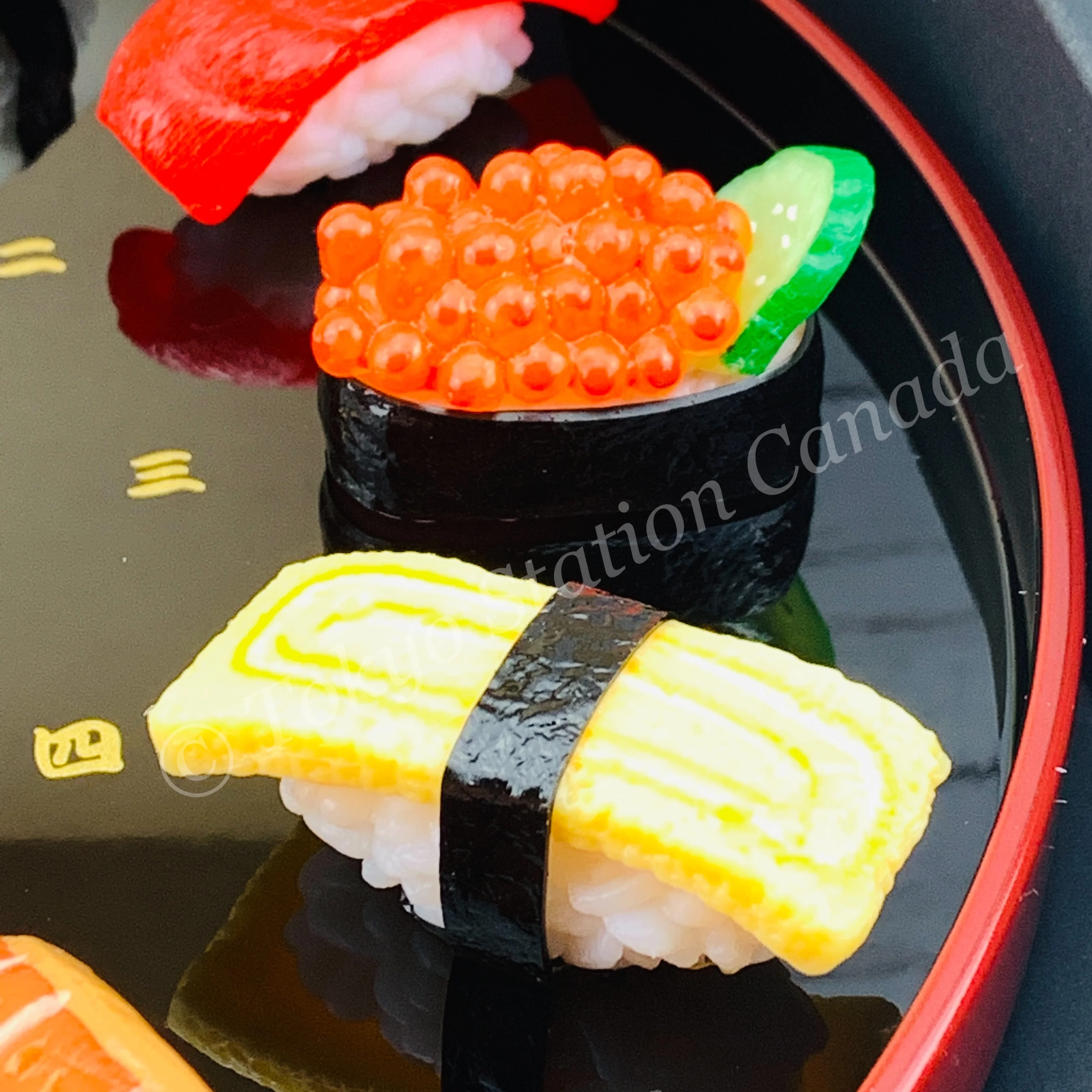 Sushi Clock by Kitamura Sample Made in Japan CL-27S - Image 2