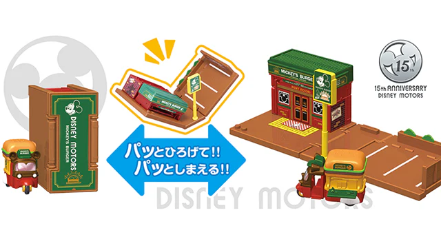 TAKARA TOMY MALL Dream Tomica SP Disney Motors Mickey's Hamburger Shop (with Tomica) - Image 5