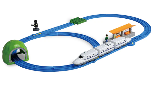 TAKARA TOMY PLARAIL Series N700A Shinkansen Basic Set with DVD - Image 4