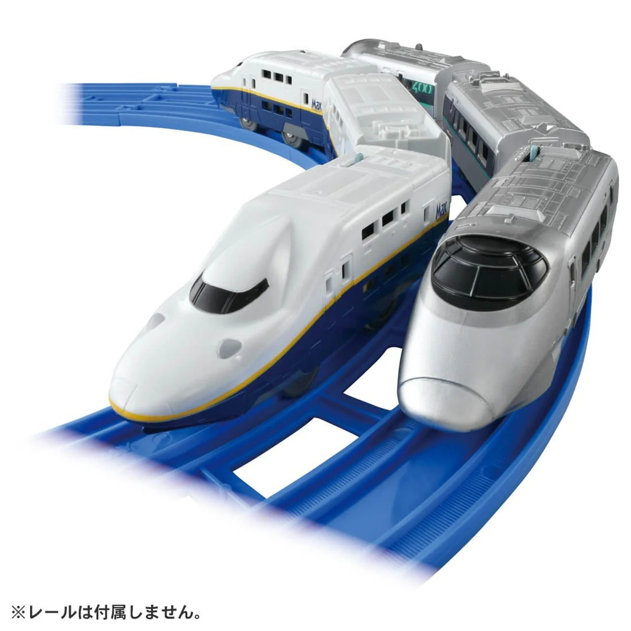 TAKARA TOMY PLARAIL Shinkansen Year 2022 Series 400 Tsubasa & Series E4 Max CONNECT SET 4904810225911 - Image 4