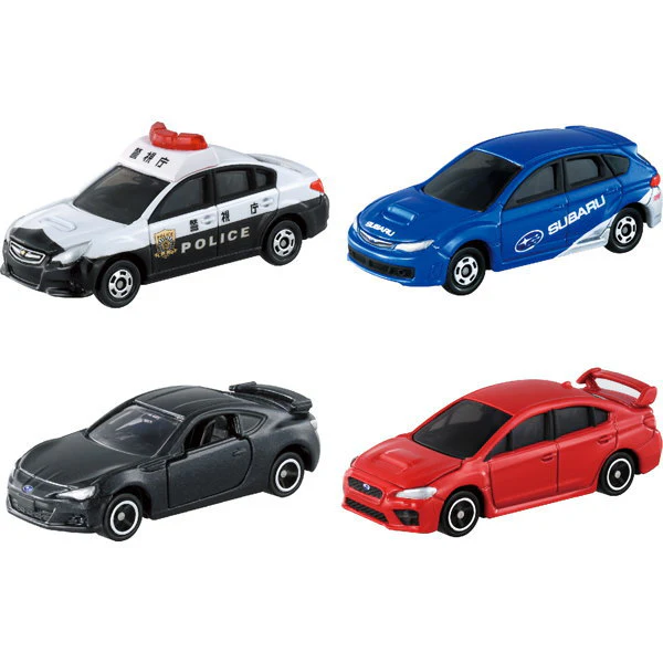 TAKARA TOMY TOMICA SUBARU COLLECTION SET OF 4 Diecast Car Scale 1/65 - Image 2