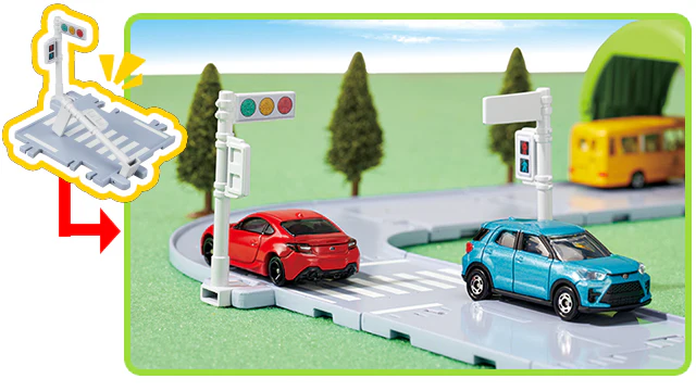 TAKARA TOMY Tomica World Tomica Town Easy to Assemble Basic Road Set 4904810209621 - Image 5