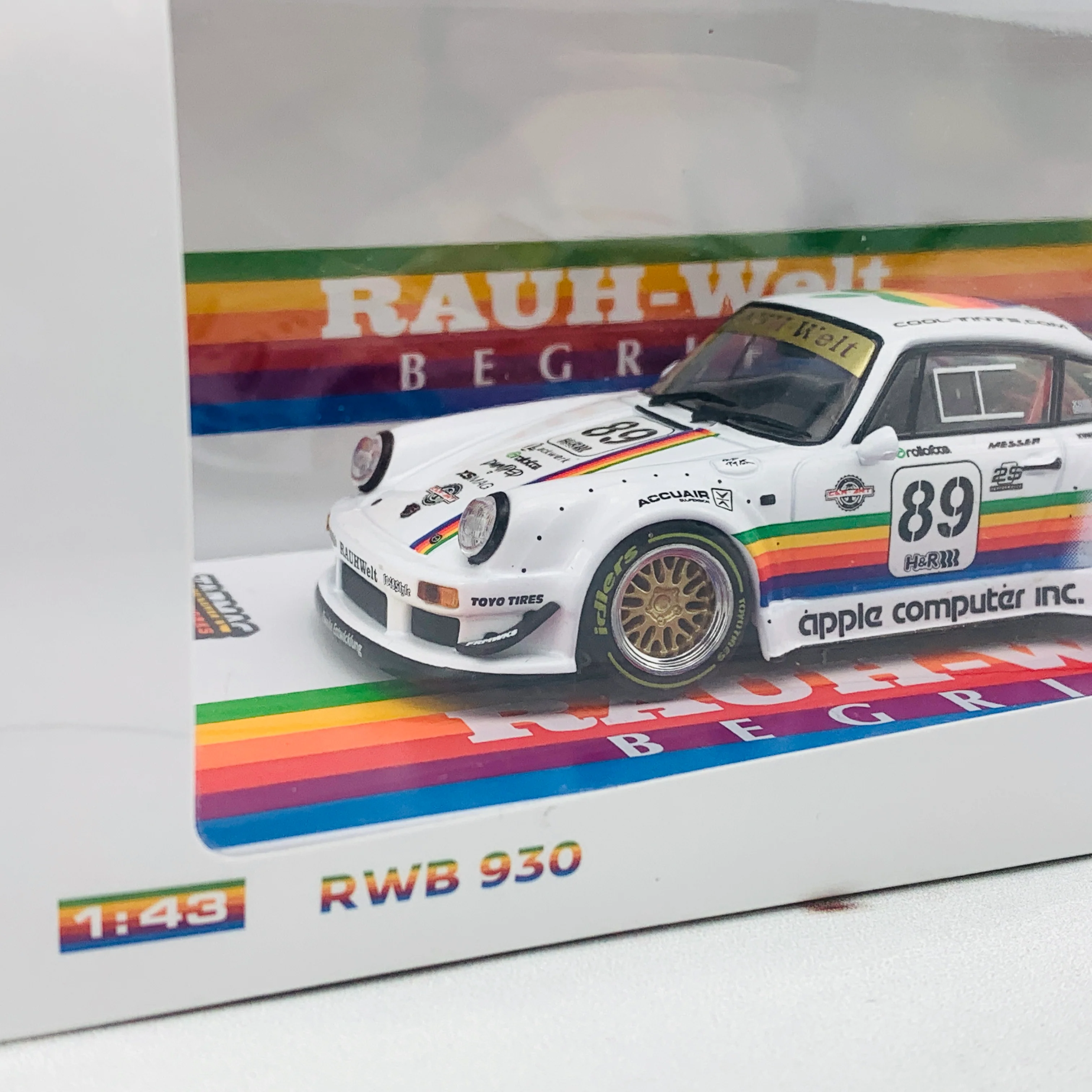 Tarmac Works 1/43 RWB 930 White Apple #89 Austria - Image 3
