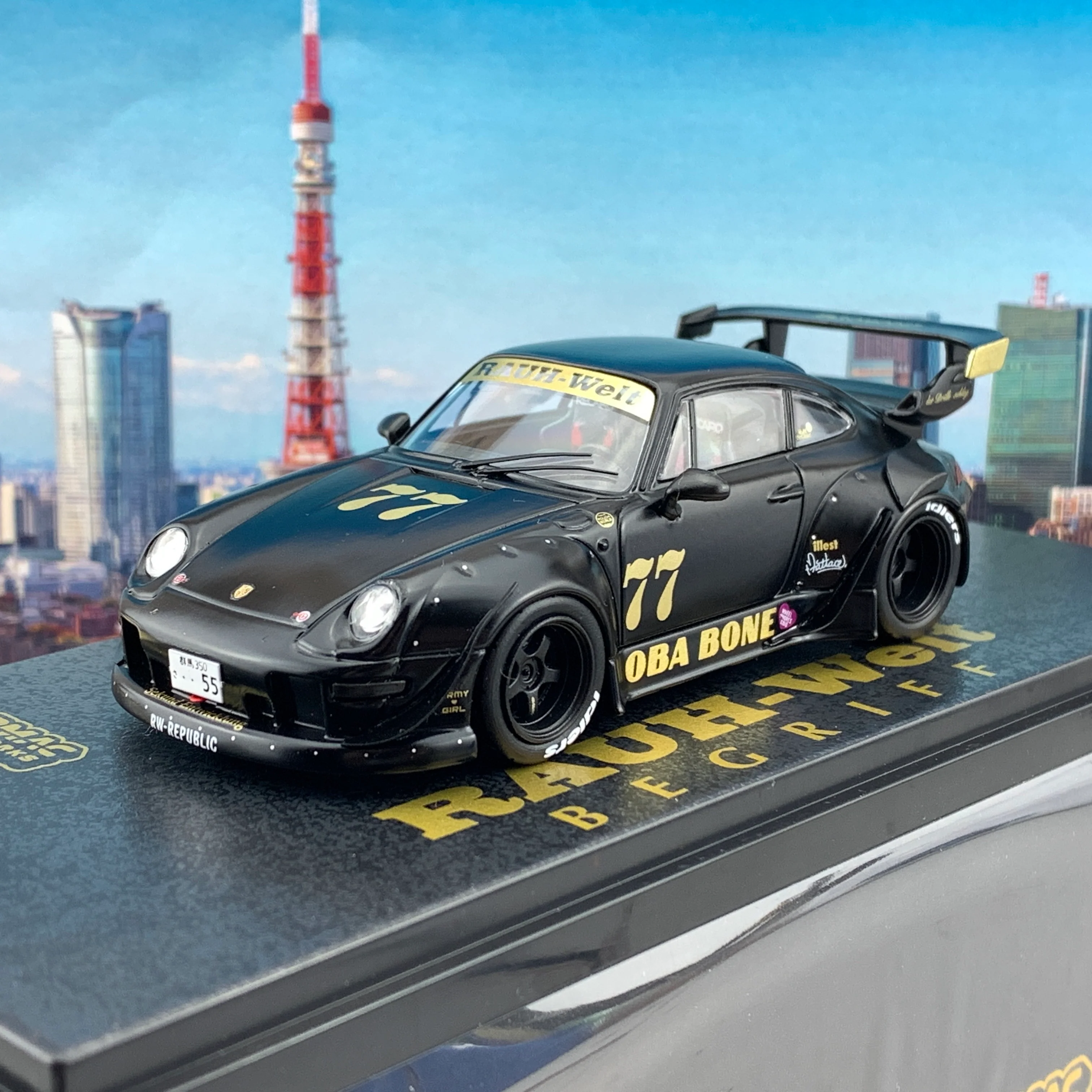 Tarmac Works 1/43 RWB 993 OBA BONE T43-014-OB - Image 2