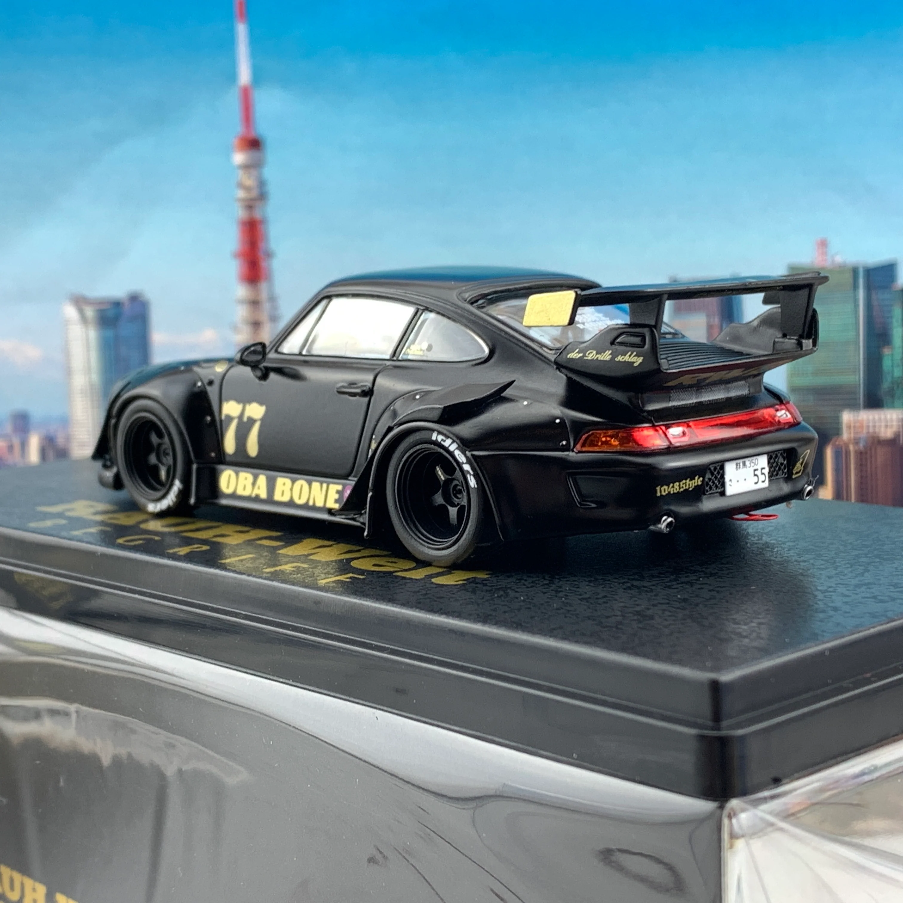 Tarmac Works 1/43 RWB 993 OBA BONE T43-014-OB - Image 3