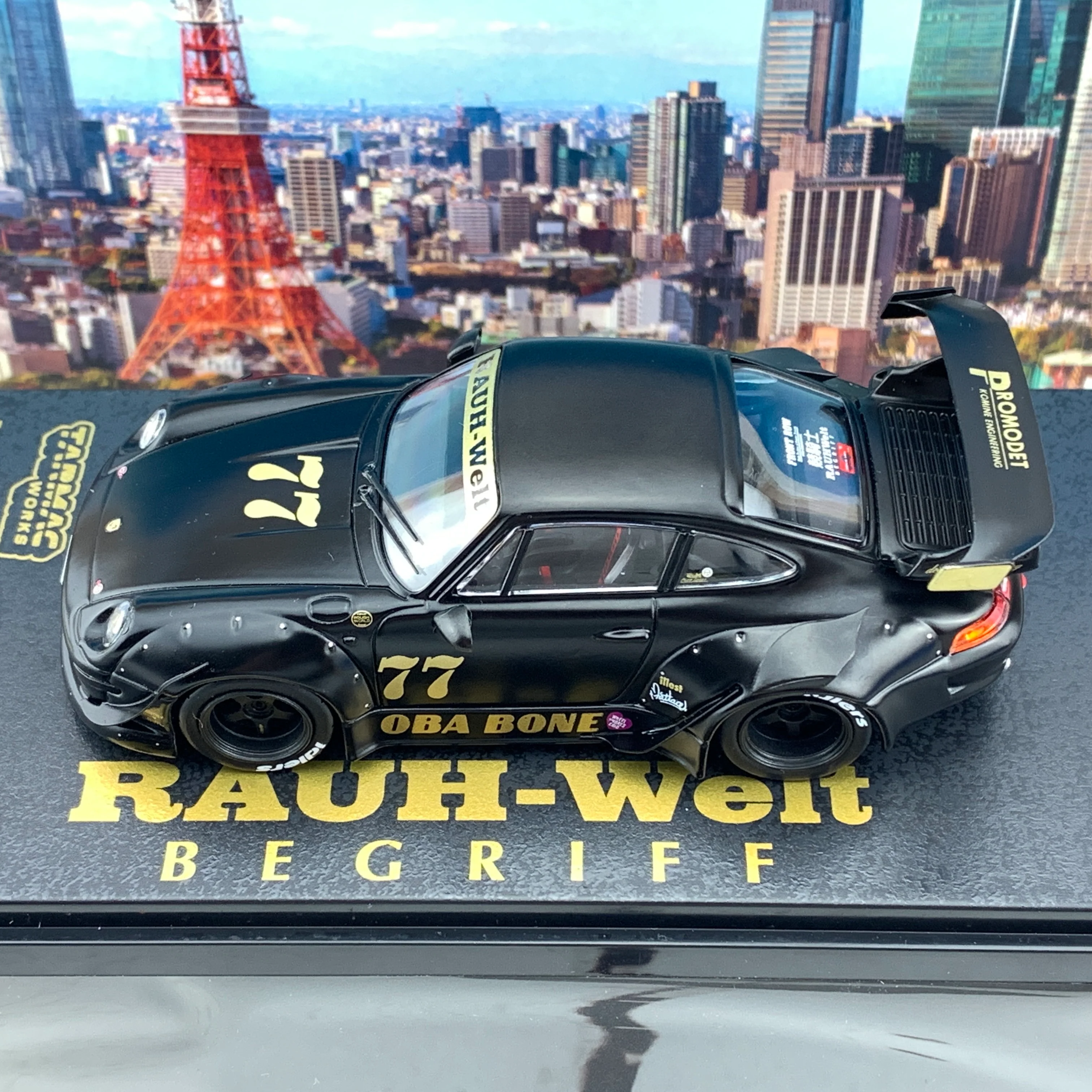 Tarmac Works 1/43 RWB 993 OBA BONE T43-014-OB - Image 4