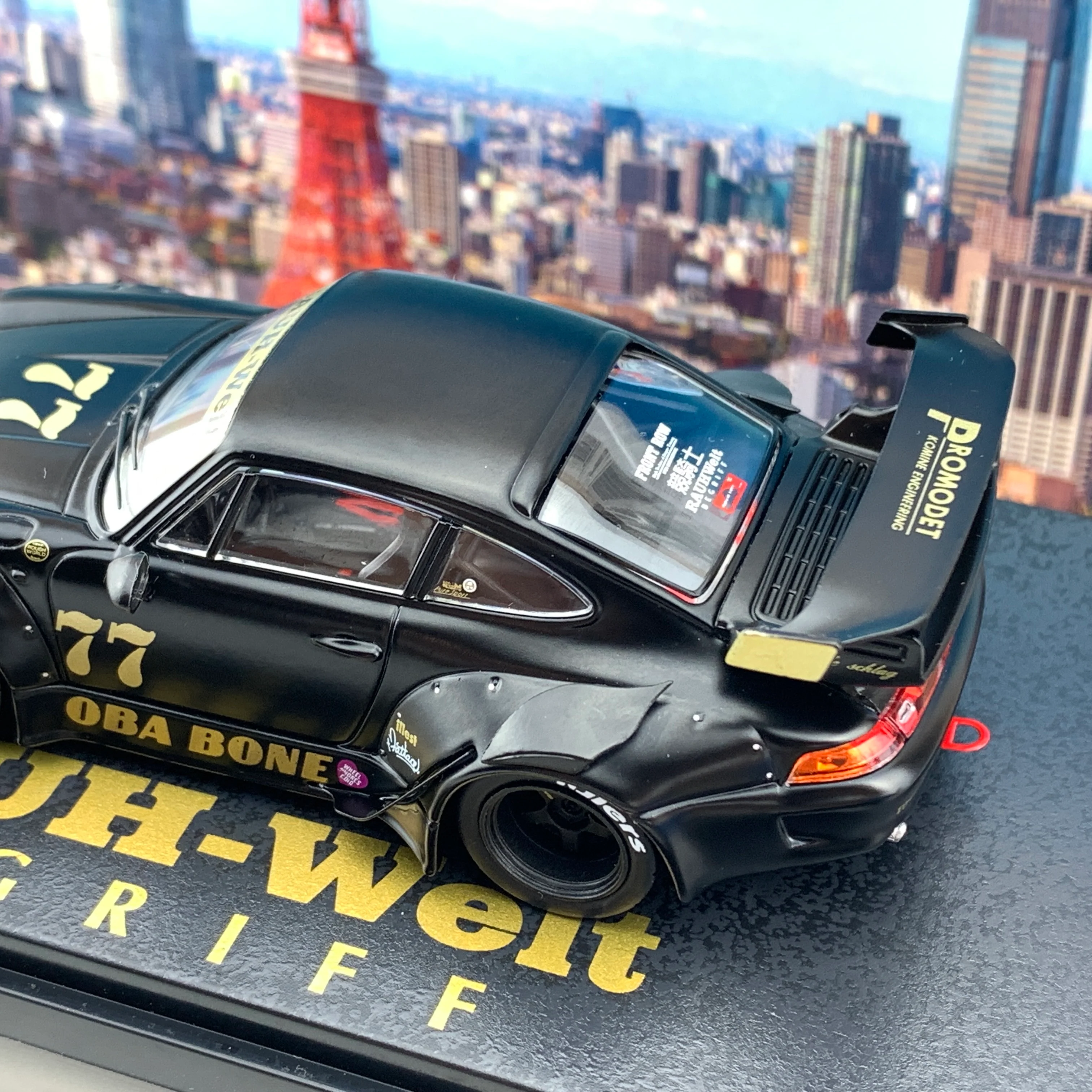 Tarmac Works 1/43 RWB 993 OBA BONE T43-014-OB - Image 5