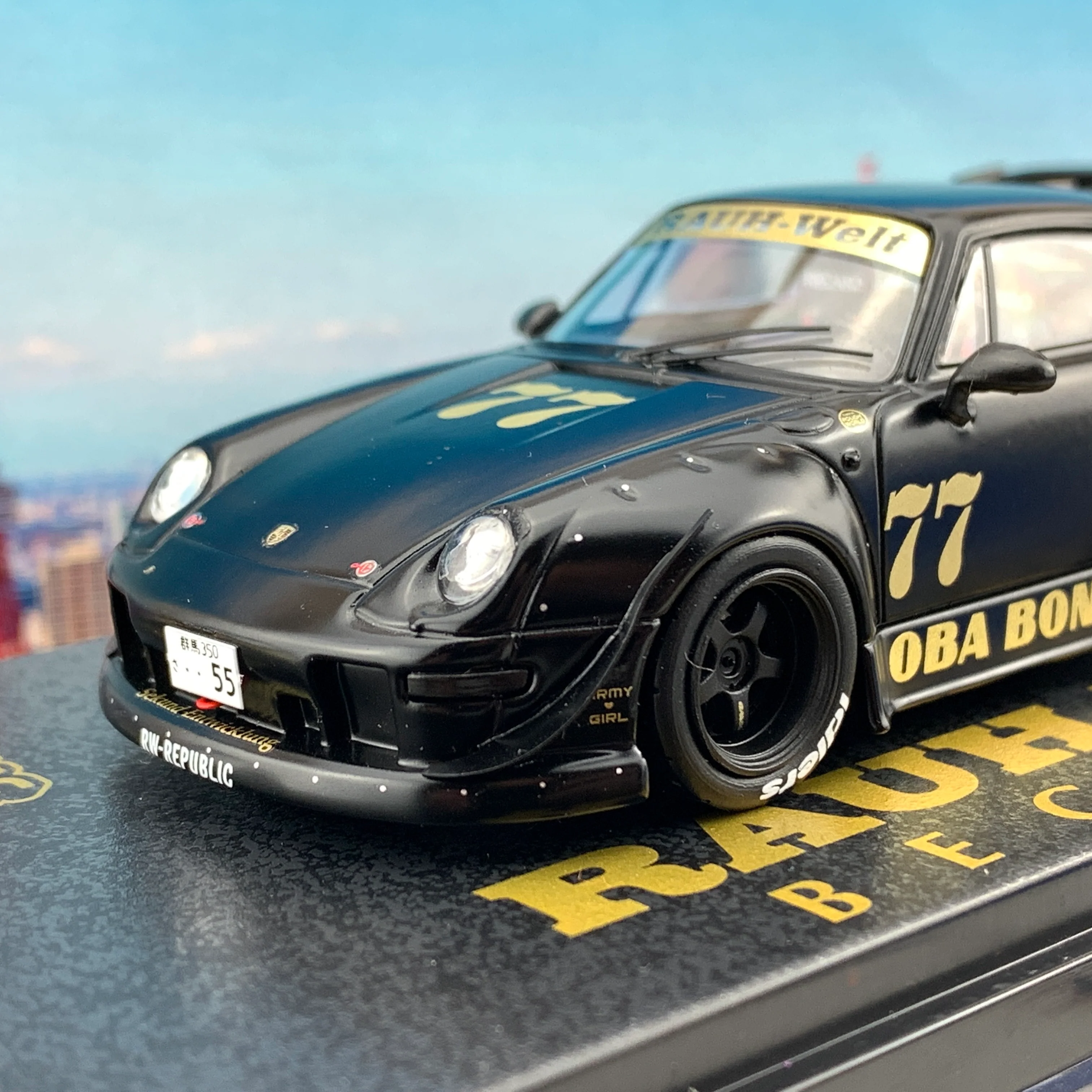 Tarmac Works 1/43 RWB 993 OBA BONE T43-014-OB - Image 8