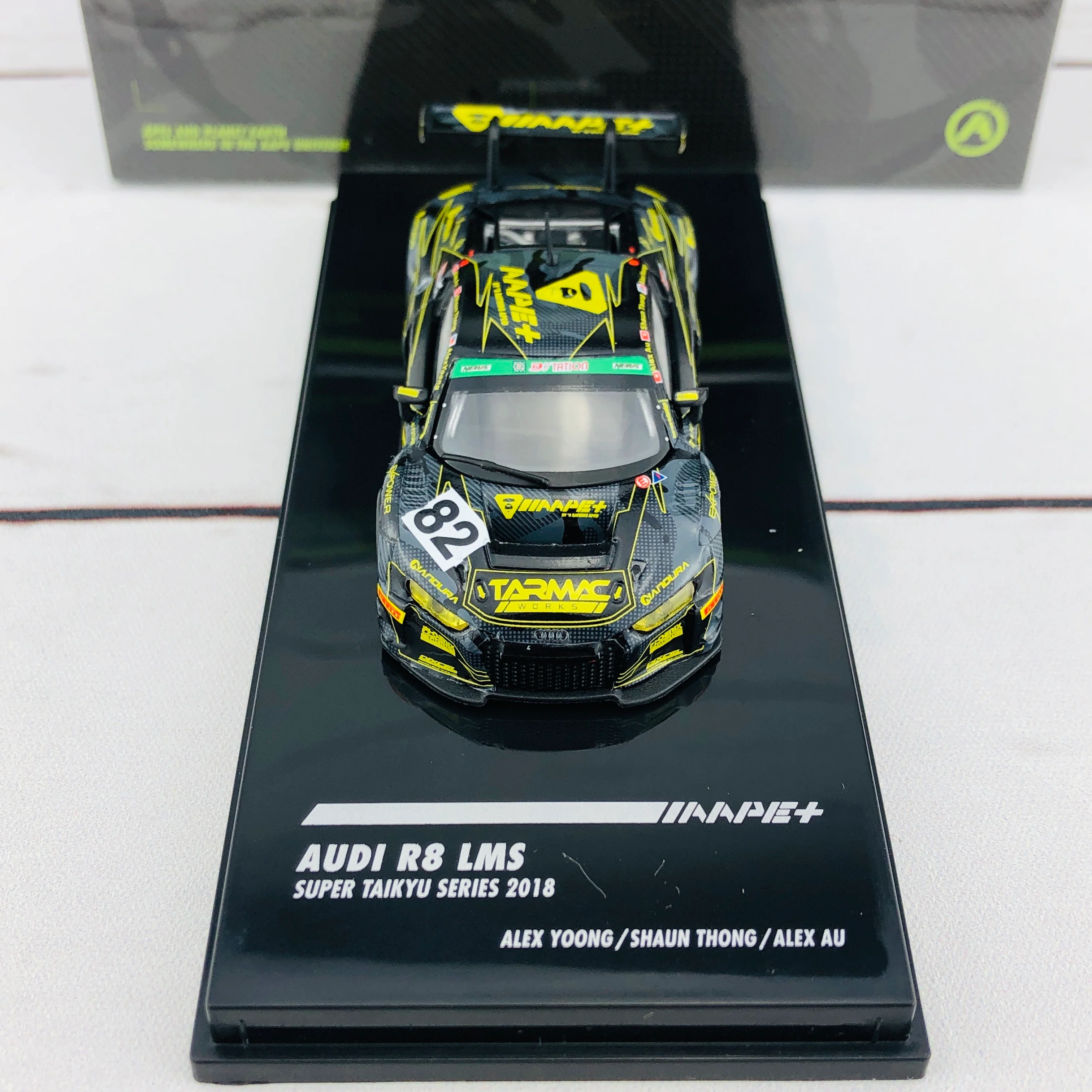 Tarmac Works 1/64 Audi R8 LMS - Super Taikyu Series 2018 AAPE / Alex Yoong / Shaun Thong / Alex Au T64-007-18ST82 - Image 7