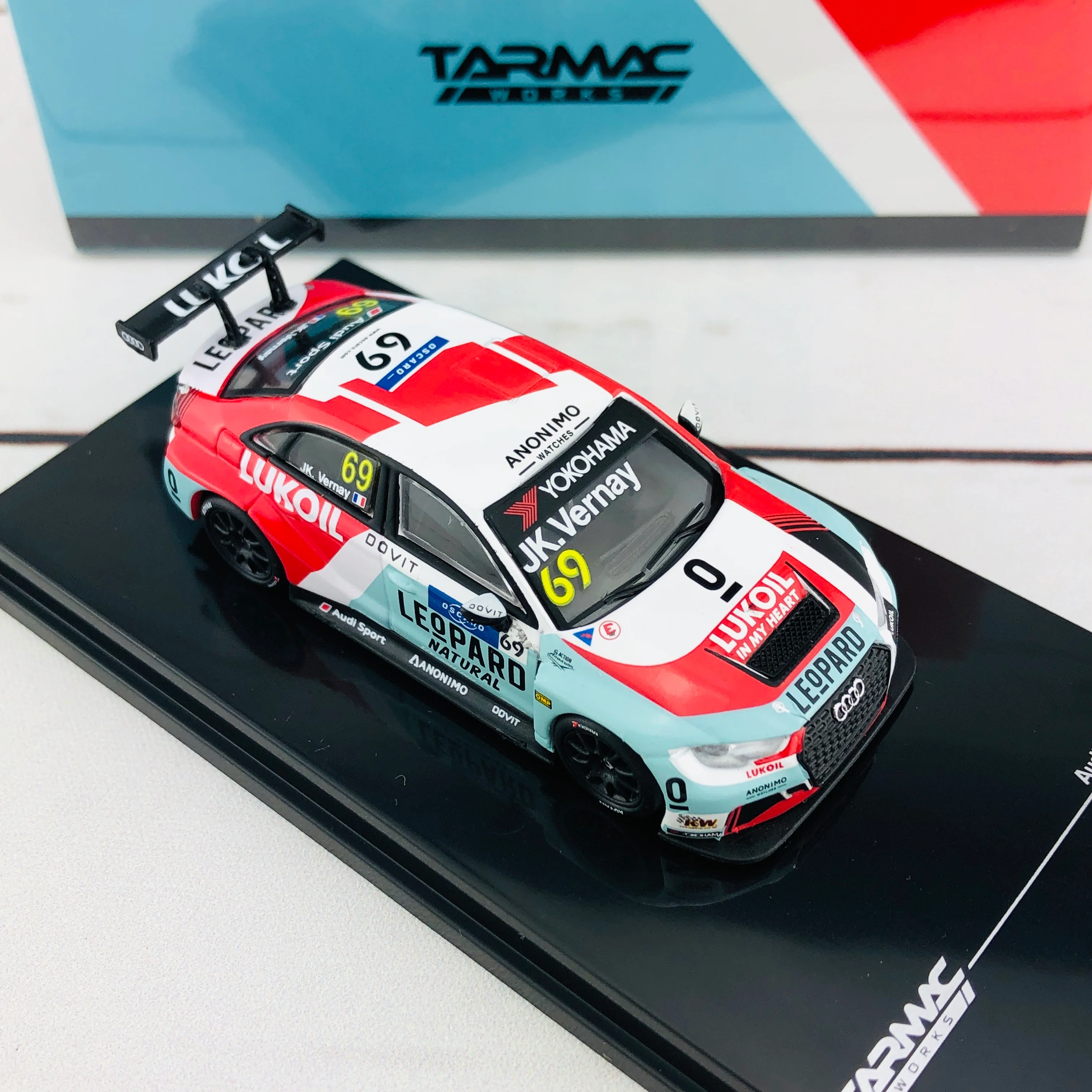 Tarmac Works 1/64 Audi RS3 LMS WTCR 2018 Jean-Karl Vernay Limited to 999pcs T64-013-18WTCR69 - Image 7