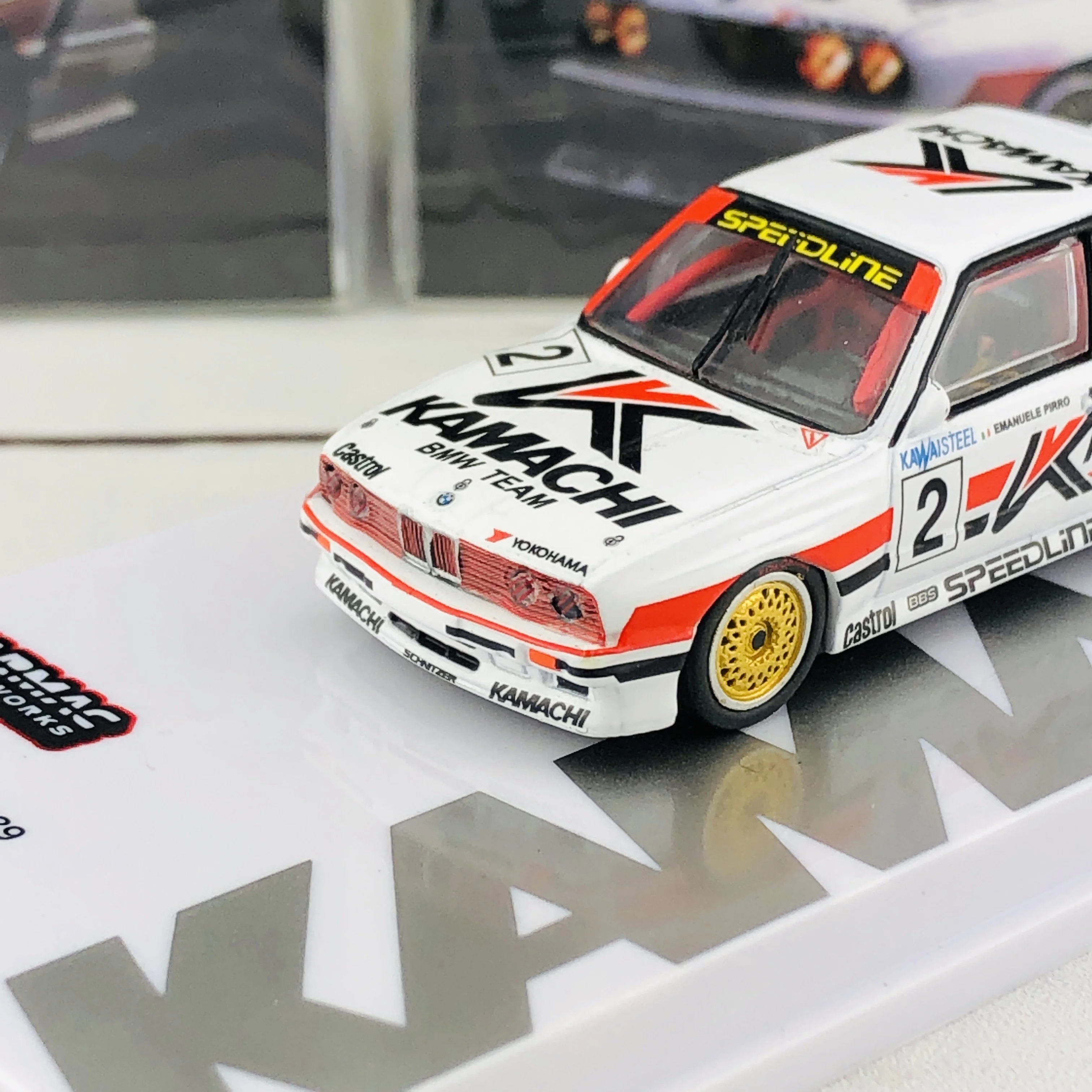 Tarmac Works 1/64 BMW M3 E30 Macau Guia Race 1989 Emanuele Pirro 30th Anniversary T64-009-89MAC02 - Image 3