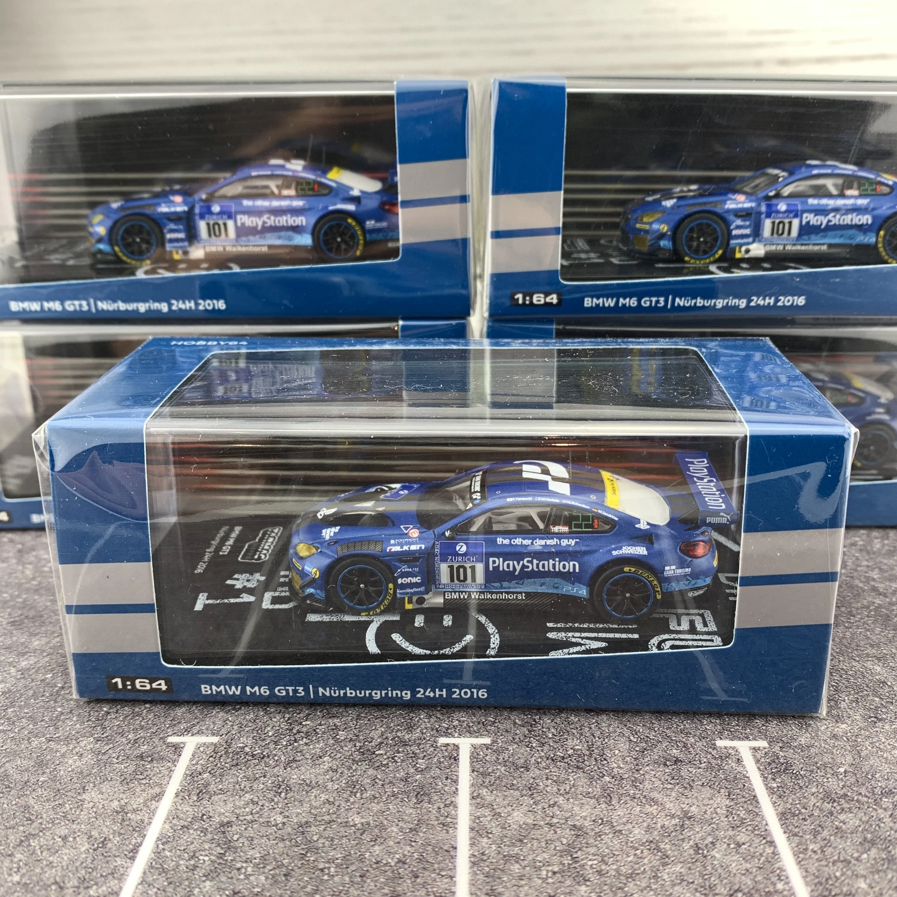 Tarmac Works 1/64 BMW M6 GT3 Nürburgring 24H 2016 T64-020-16NUR101 - Image 7