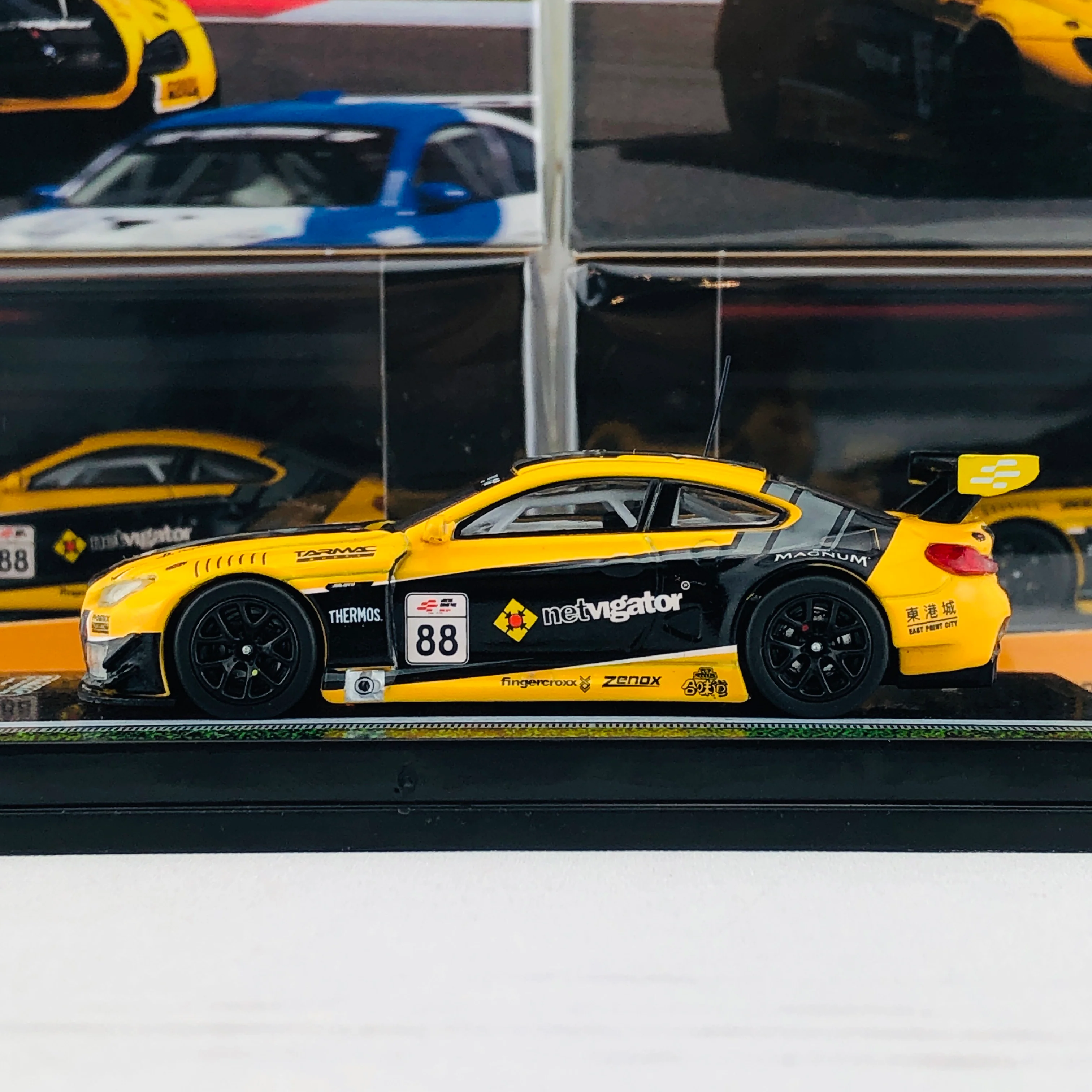 Tarmac Works 1/64 BMW M6 GTS eRacing GP Hong Kong Season 1 T64-020-eRGP18NE - Image 2
