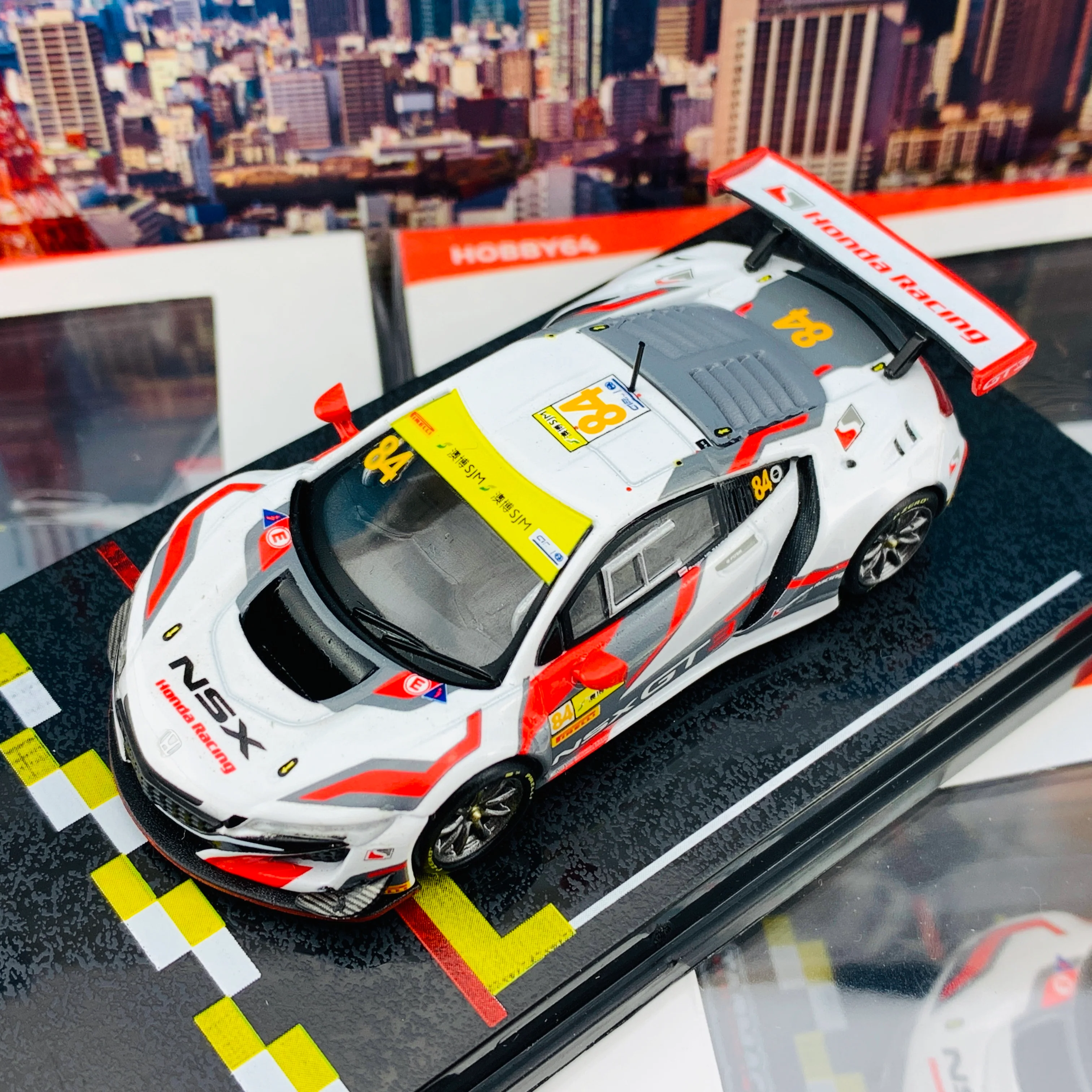 Tarmac Works 1/64 Hobby Collection Honda NSX GT3 Macau GT Cup - FIA GT World Cup 2017 T64-028-17MGT84 - Image 6