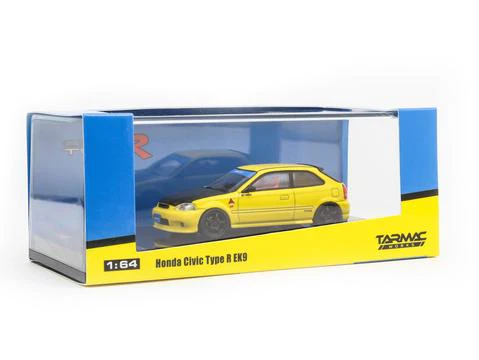 Tarmac Works 1/64 Honda Civic Type R EK9 Yellow - Image 4