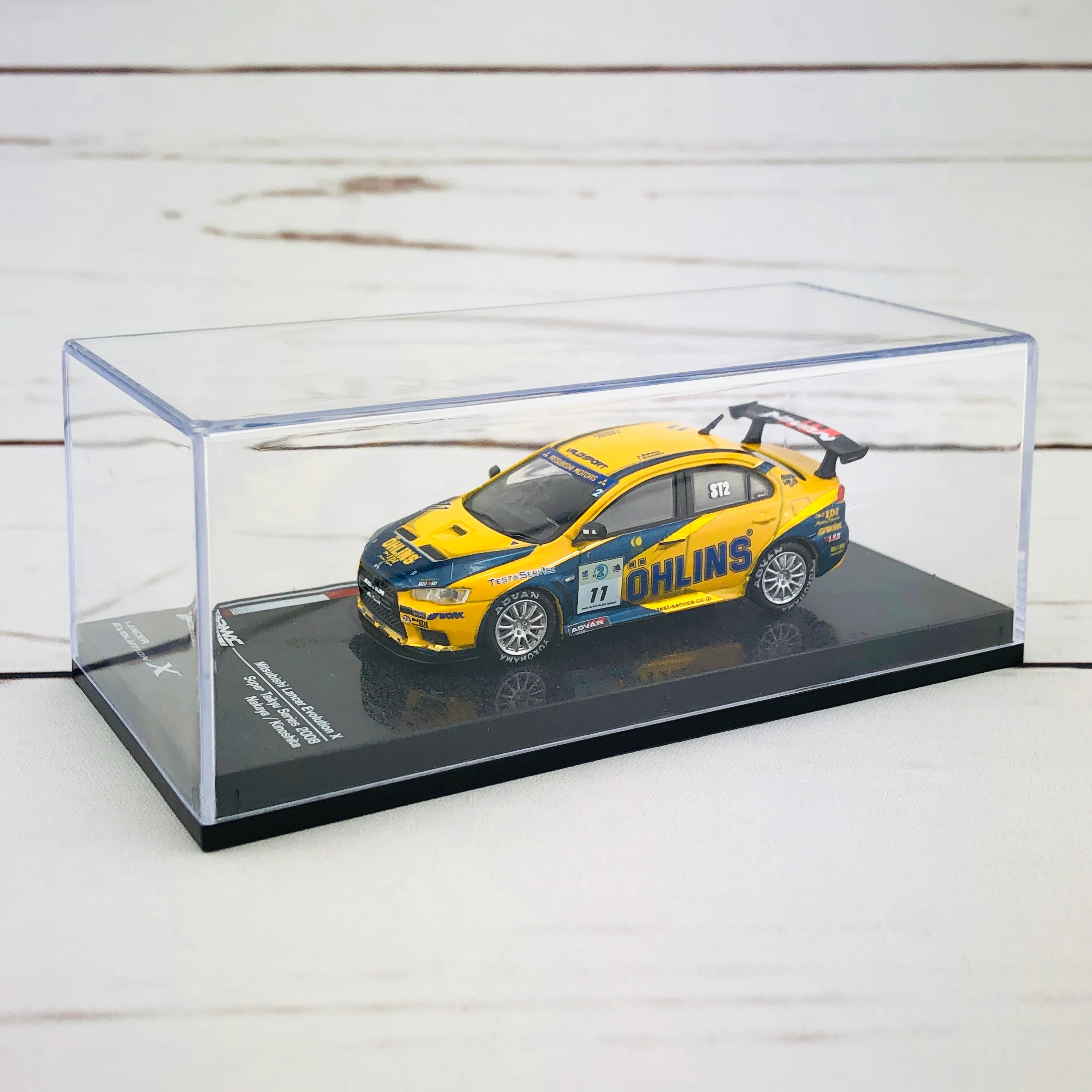 Tarmac Works 1/64 Mitsubishi Lancer Evolution X Super Taikyu Series 2008 #11 T64-004-OHL - Image 11