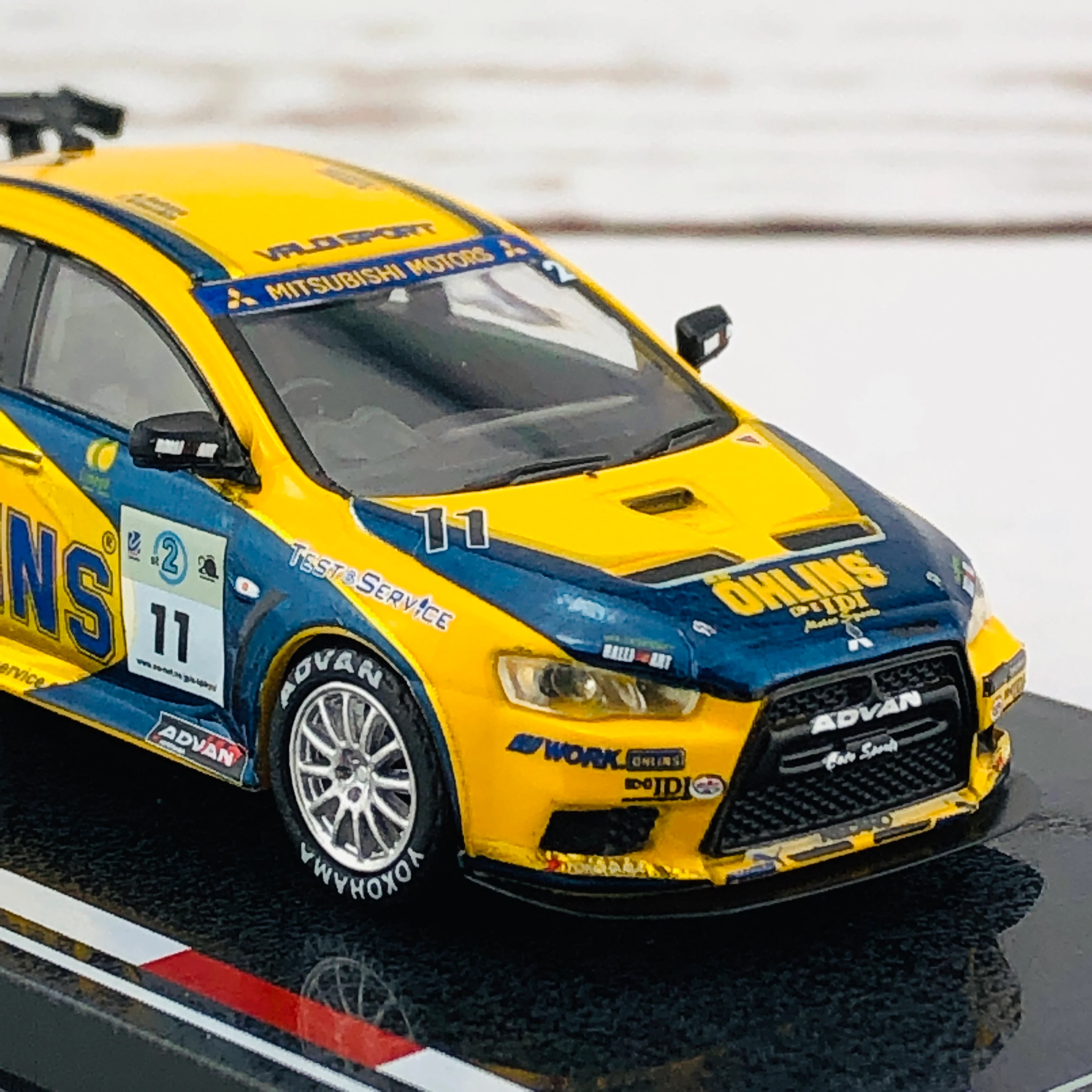 Tarmac Works 1/64 Mitsubishi Lancer Evolution X Super Taikyu Series 2008 #11 T64-004-OHL - Image 6
