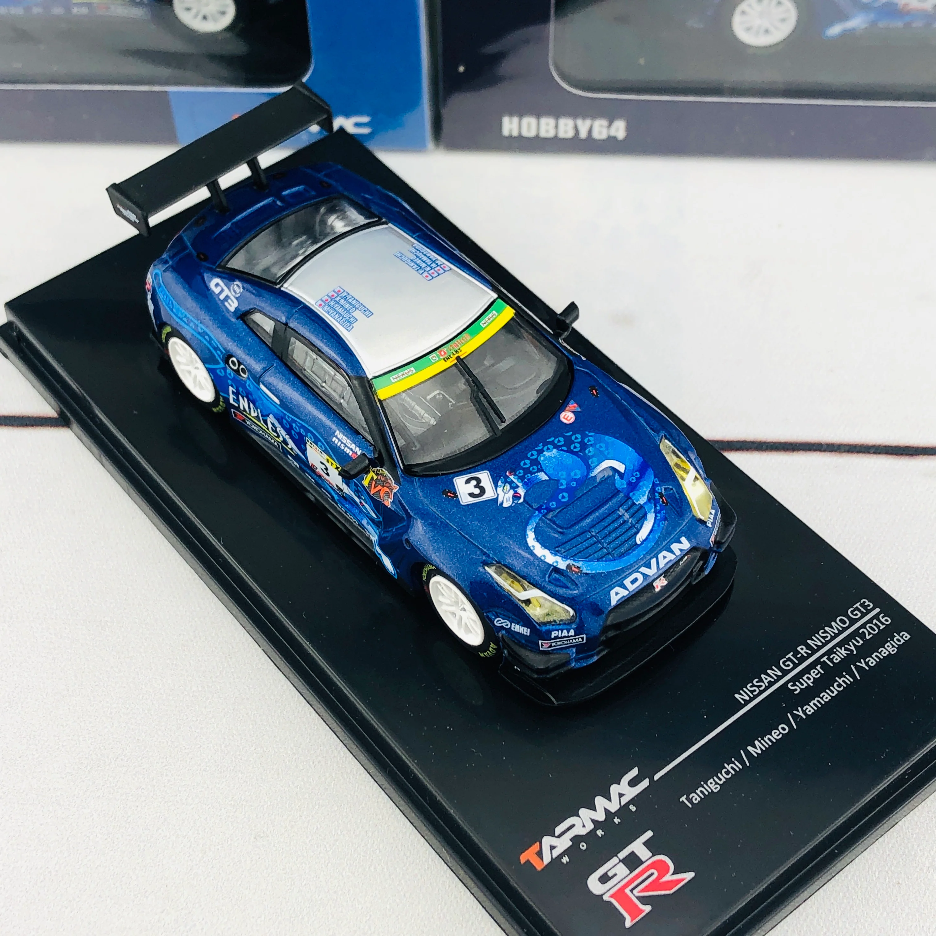Tarmac Works 1/64 Nissan GTR NISMO GT3 Super Taikyu 2016 Taniguchi/Mineo/Yamauchi/Yanagida T64-005-ENL - Image 6