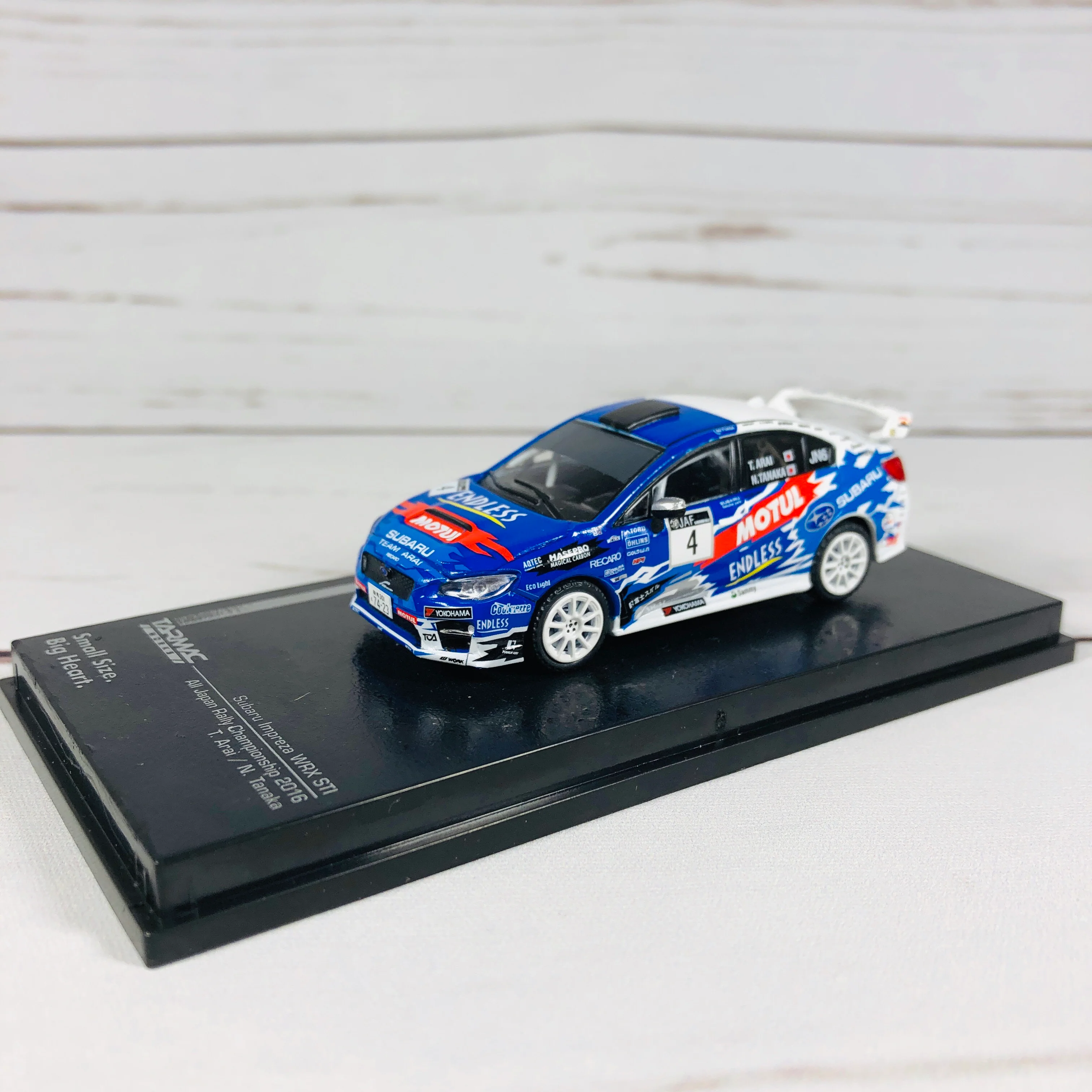 Tarmac Works 1/64 Subaru WRX STI All Japan Rally Championship 2016 #4 T64-016-JRC - Image 2